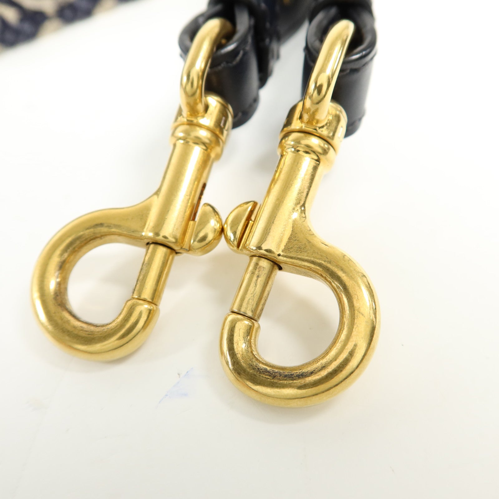 Dior 帆布Saddle金扣手挽肩背兩用袋