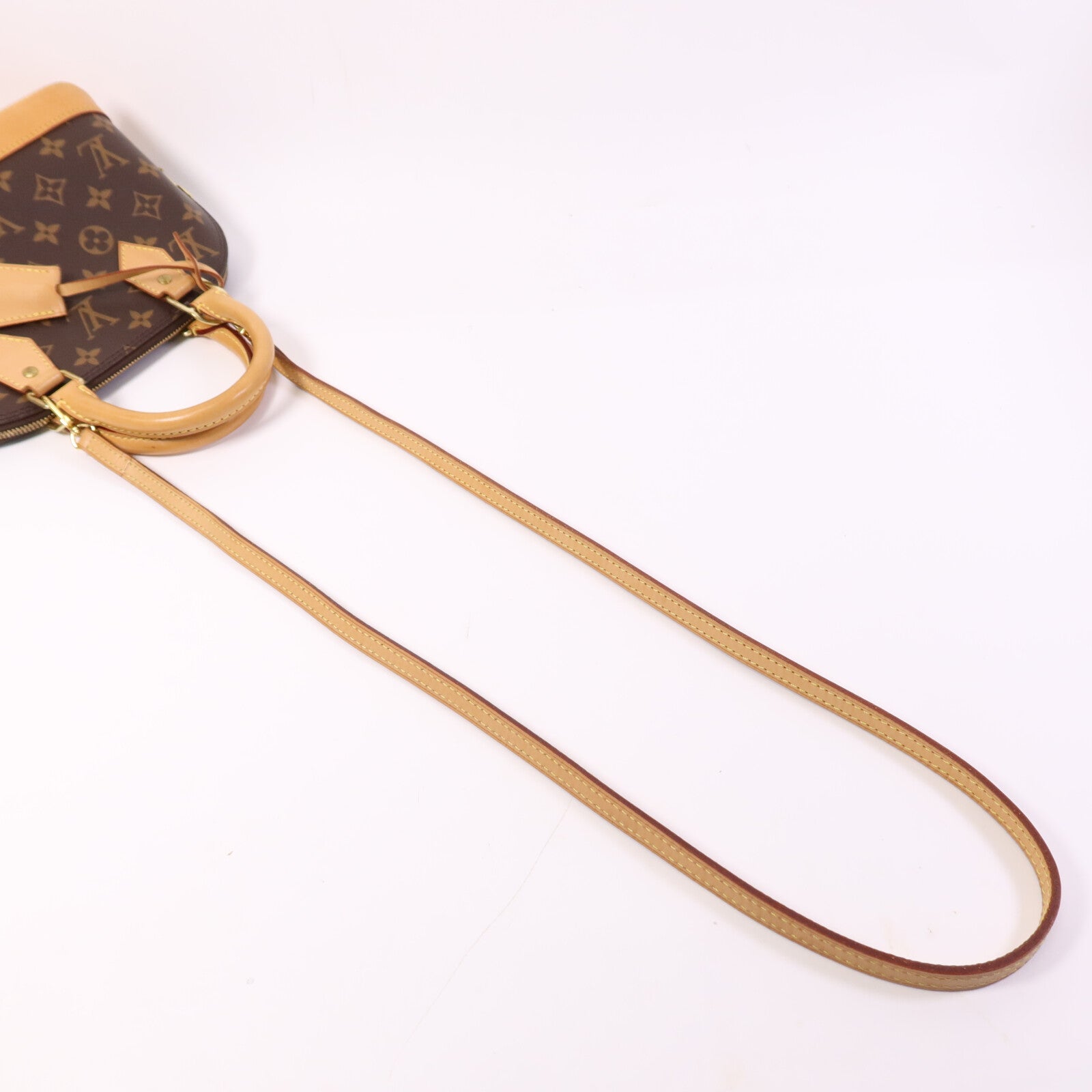 LOUIS VUITTON Monogram Alma BB金扣手挽肩背兩用袋