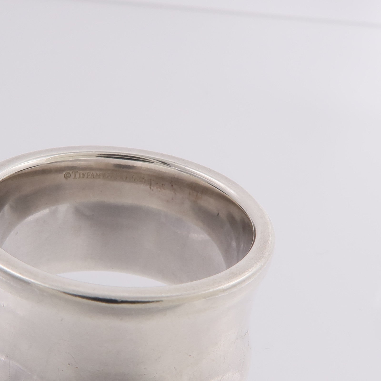 TIFFANY＆CO 925純銀Wide Sterling Ring戒指