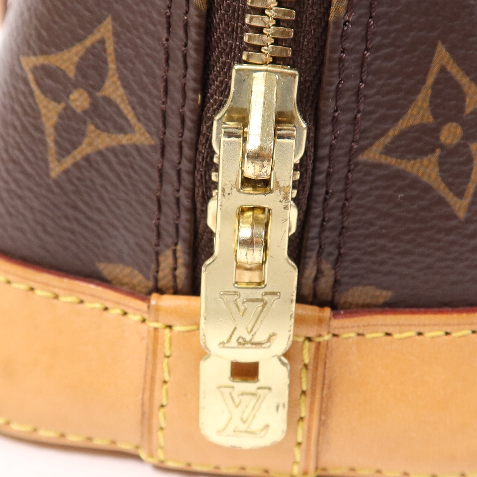 LOUIS VUITTON Monogram Alma BB金扣手挽肩背兩用袋