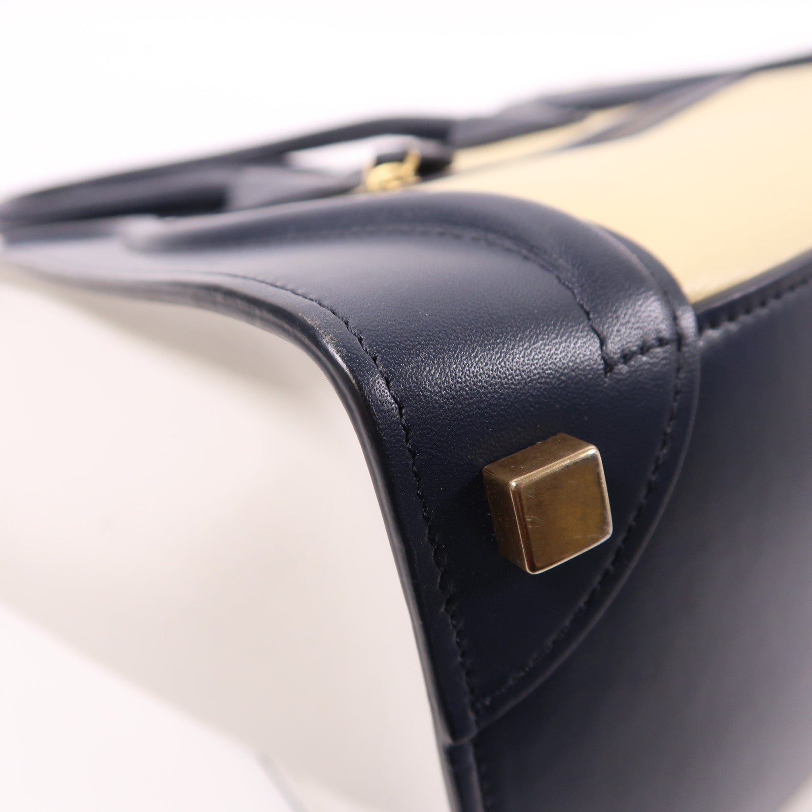 CELINE 牛皮皮革Micro Luggage手挽袋