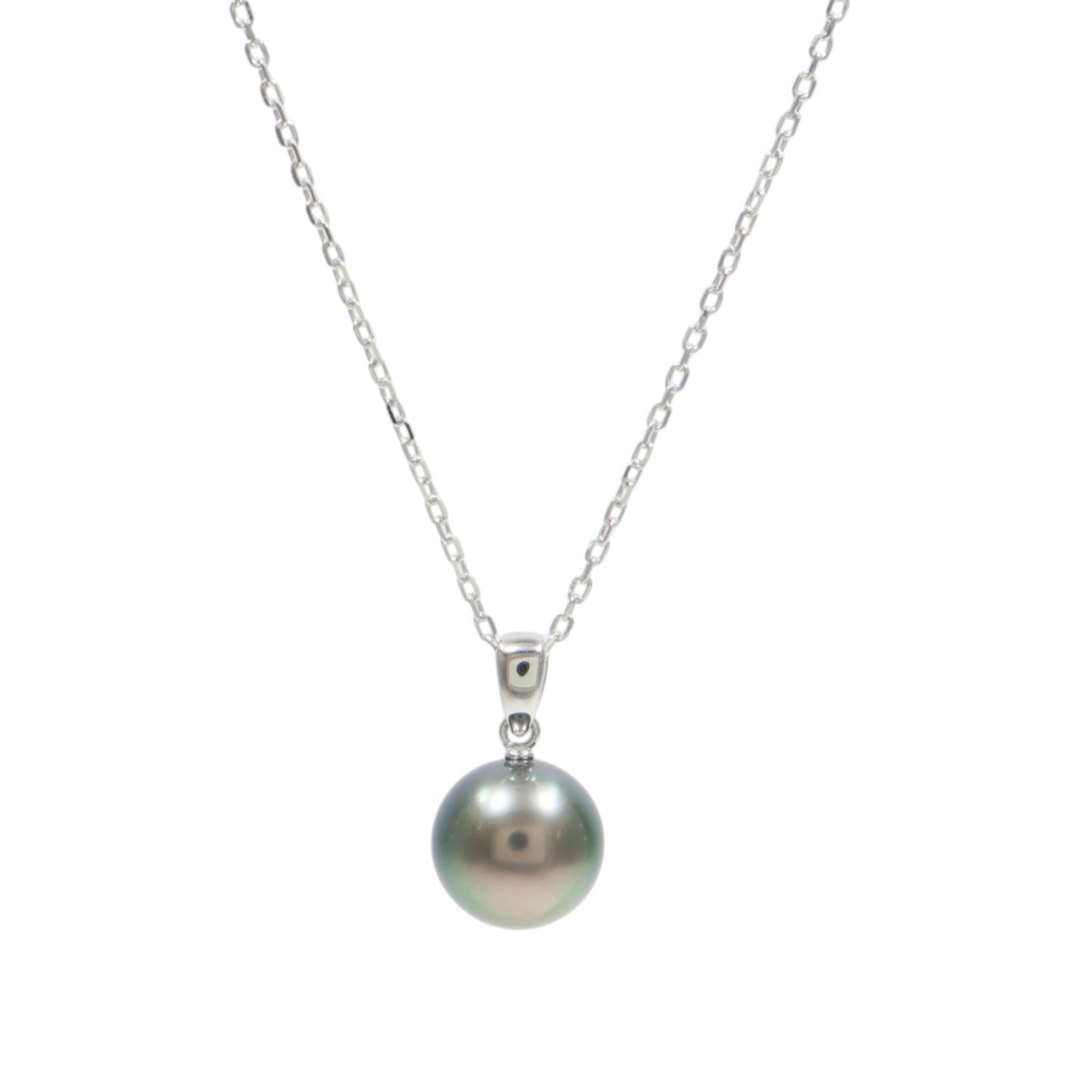 MIKIMOTO 18K白金Black Pearl Necklace珍珠項鍊