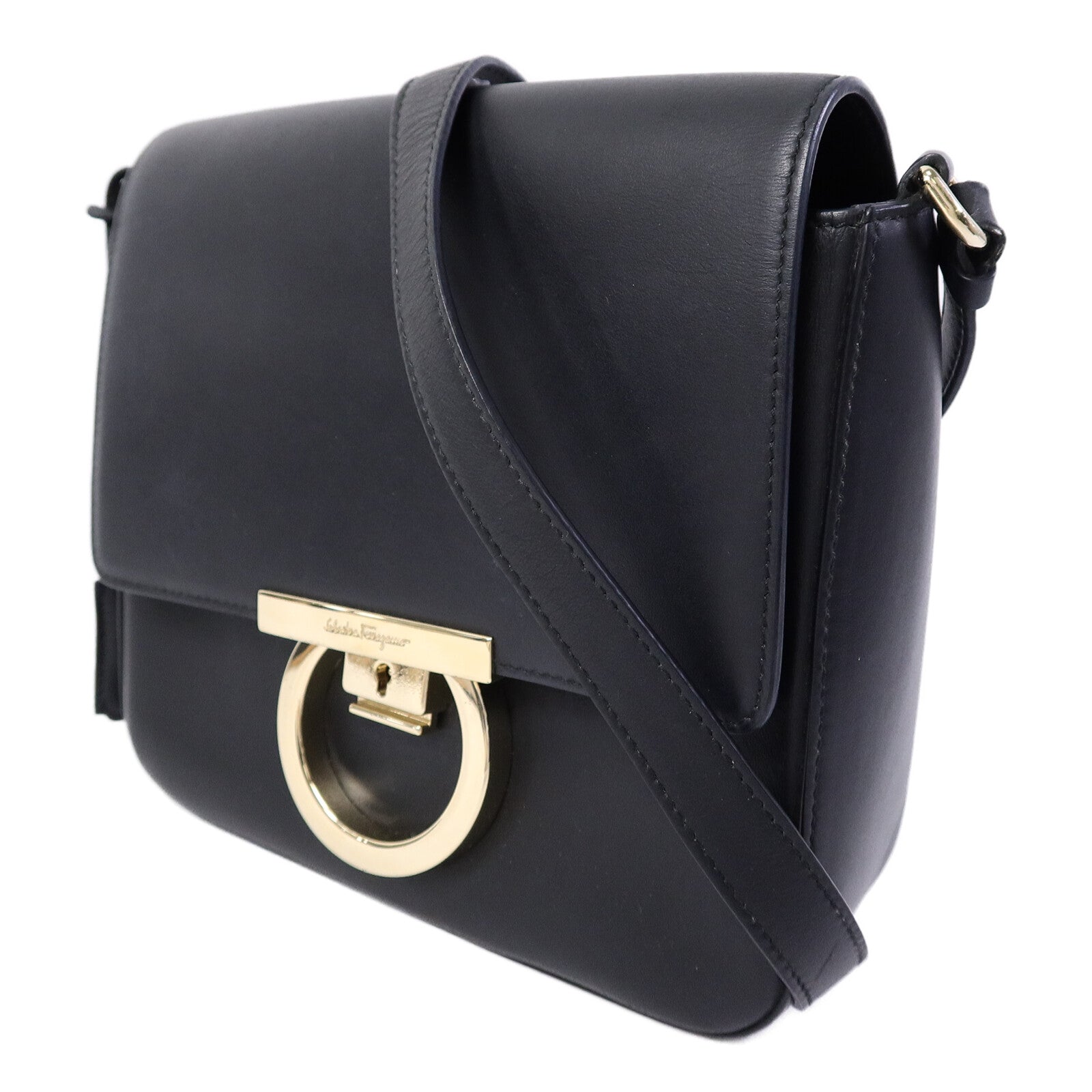 Salvatore Ferragamo 牛皮皮革Shoulder Bag肩背袋