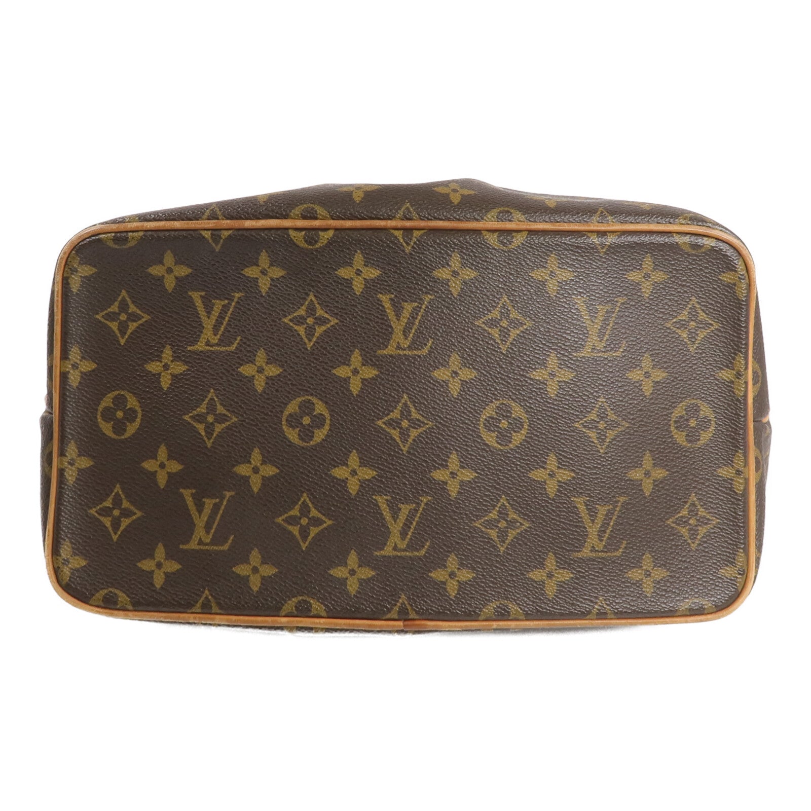 LOUIS VUITTON Monogram Palermo PM金扣手挽肩背兩用袋棕色