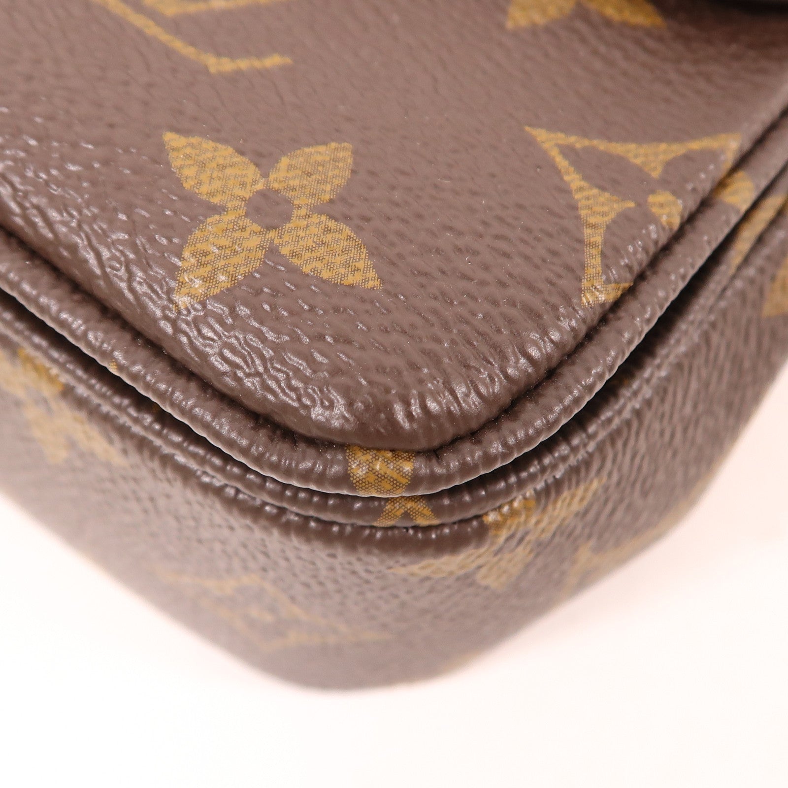 LOUIS VUITTON 【激減優惠】Monogram Marceau金扣鏈帶肩背袋棕色