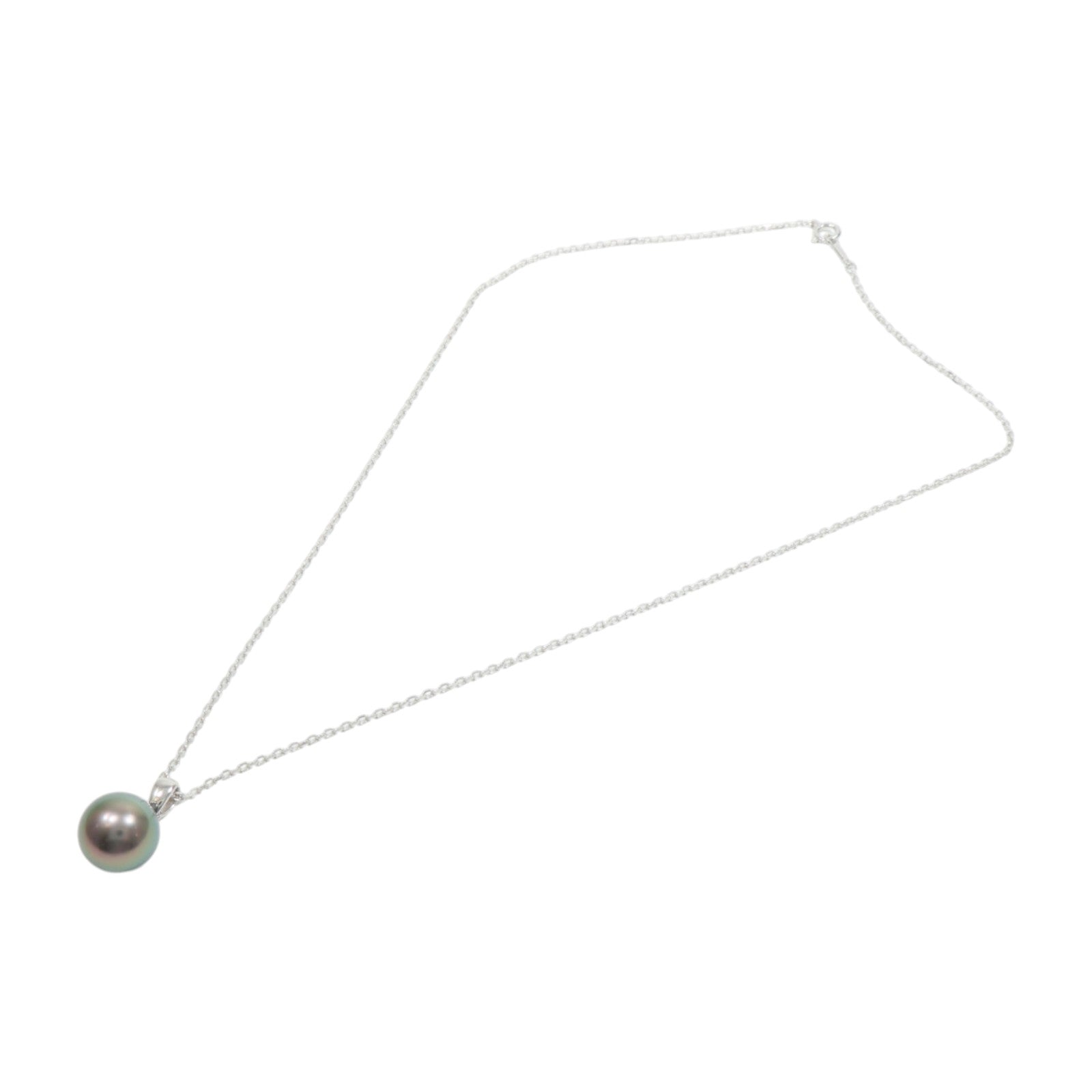 MIKIMOTO 18K白金Black Pearl Necklace珍珠項鍊