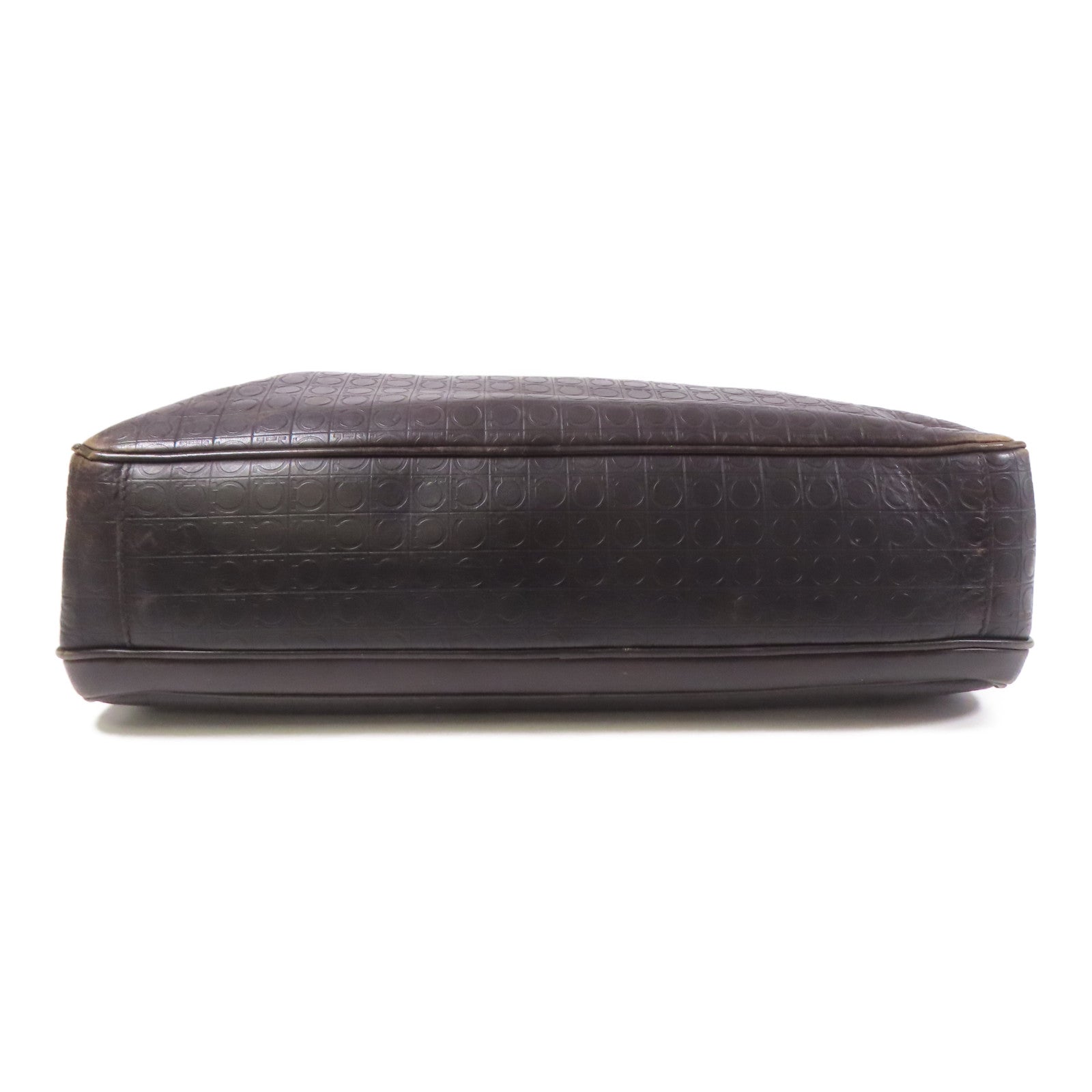 Salvatore Ferragamo 皮革Hand Bag銀扣手挽袋
