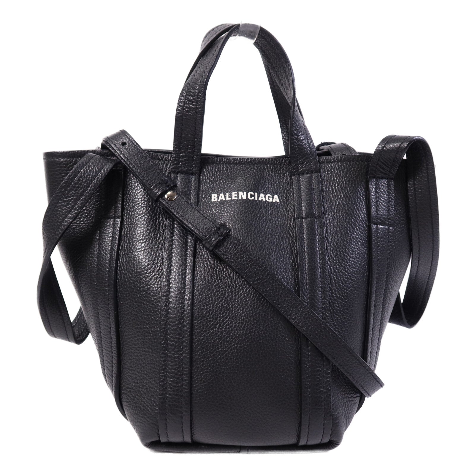 BALENCIAGA 【激減優惠】牛皮皮革Everyday North South XS銀扣手挽肩背兩用袋