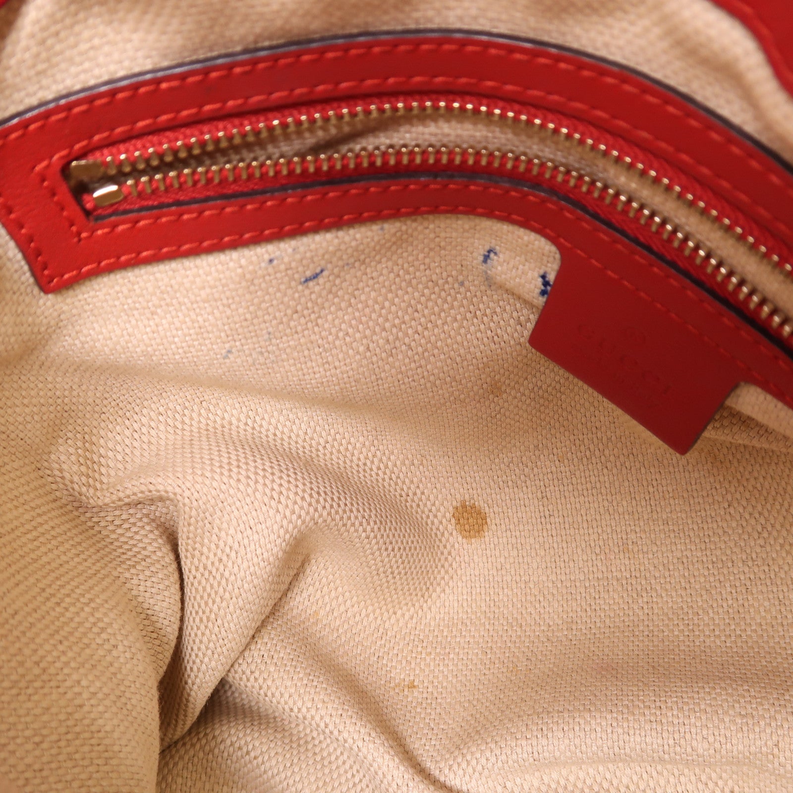 GUCCI 【萬聖節商品】牛皮皮革Guccissima Shoulder Bag金扣手挽肩背兩用袋