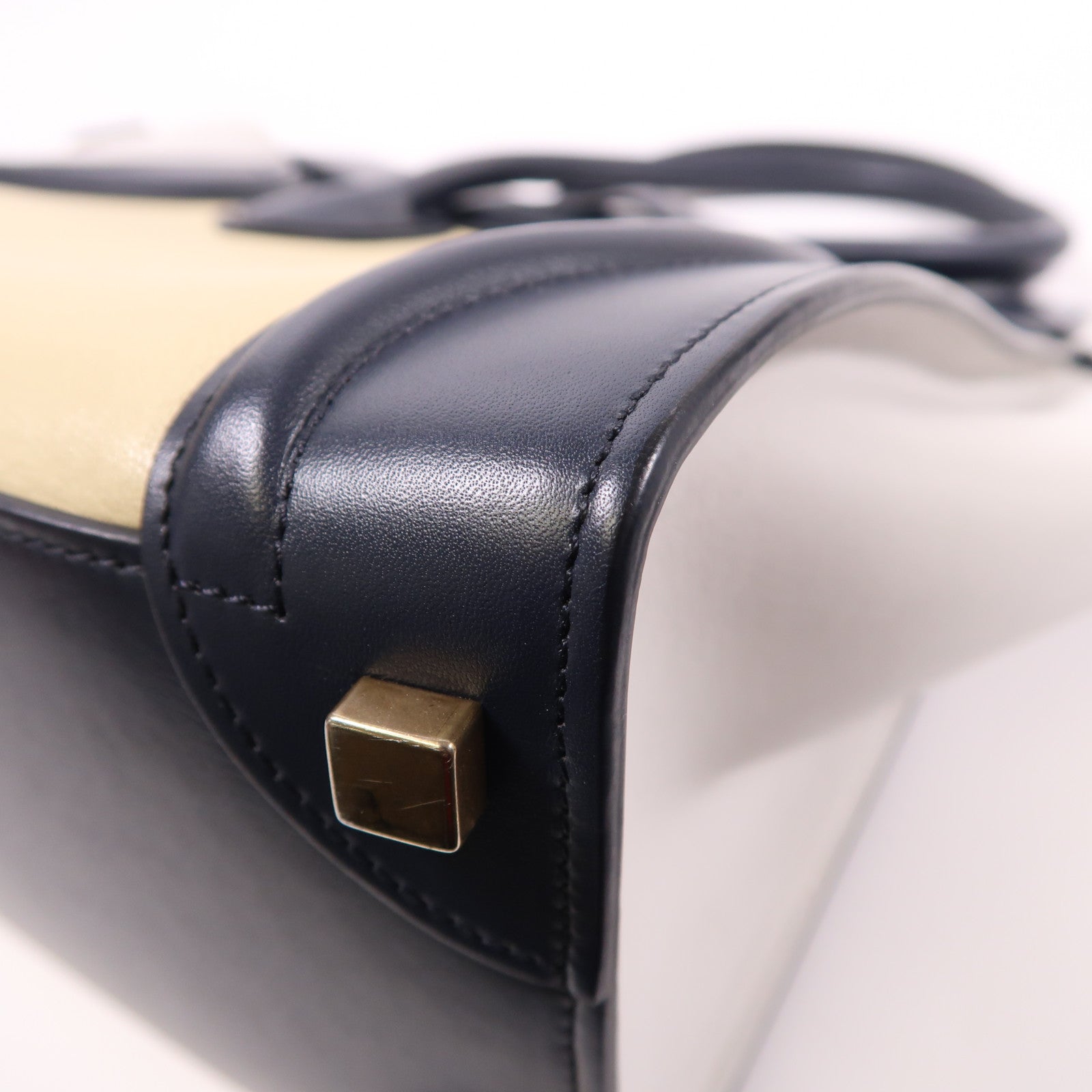 CELINE 牛皮皮革Micro Luggage手挽袋