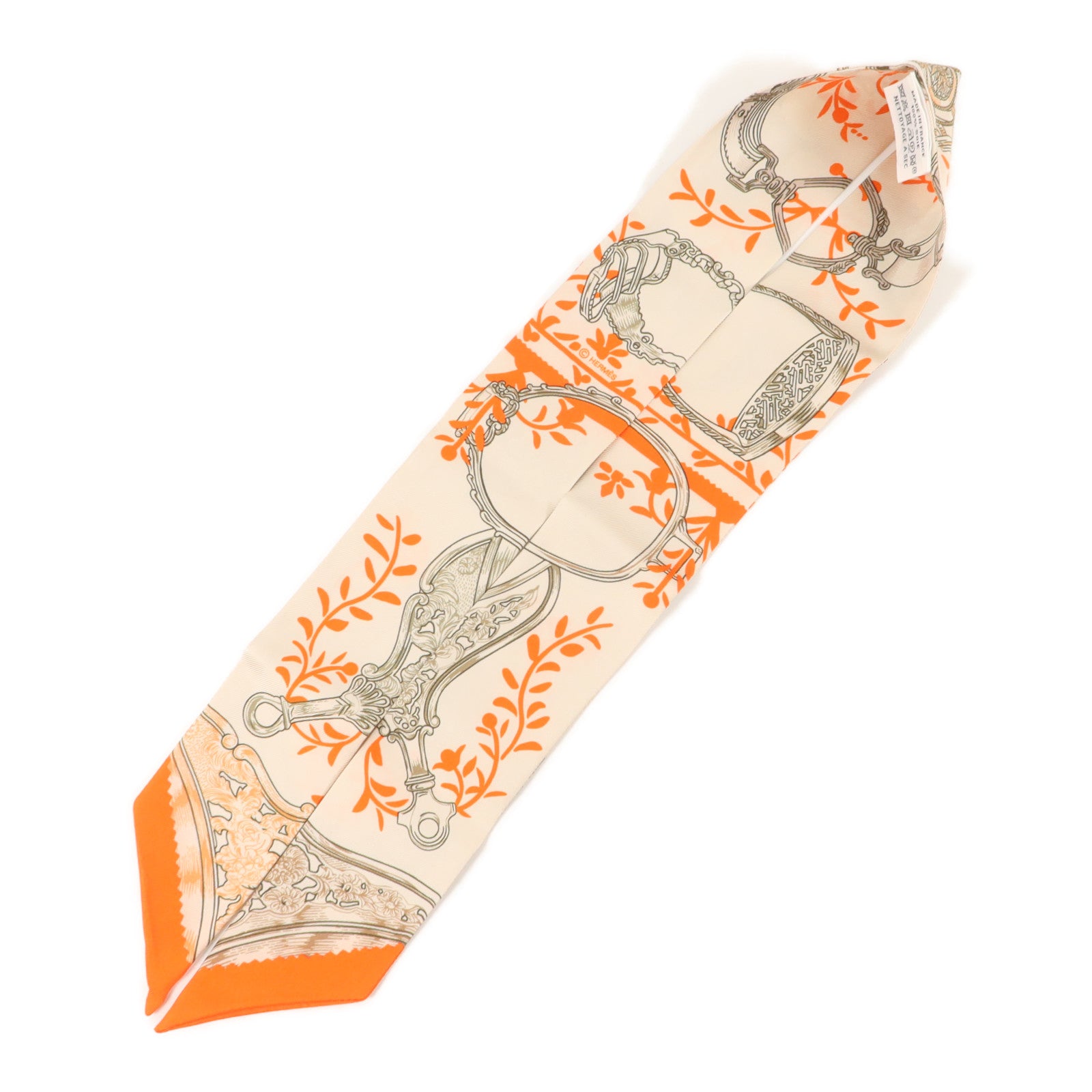 HERMES 絲質Twilly絲巾