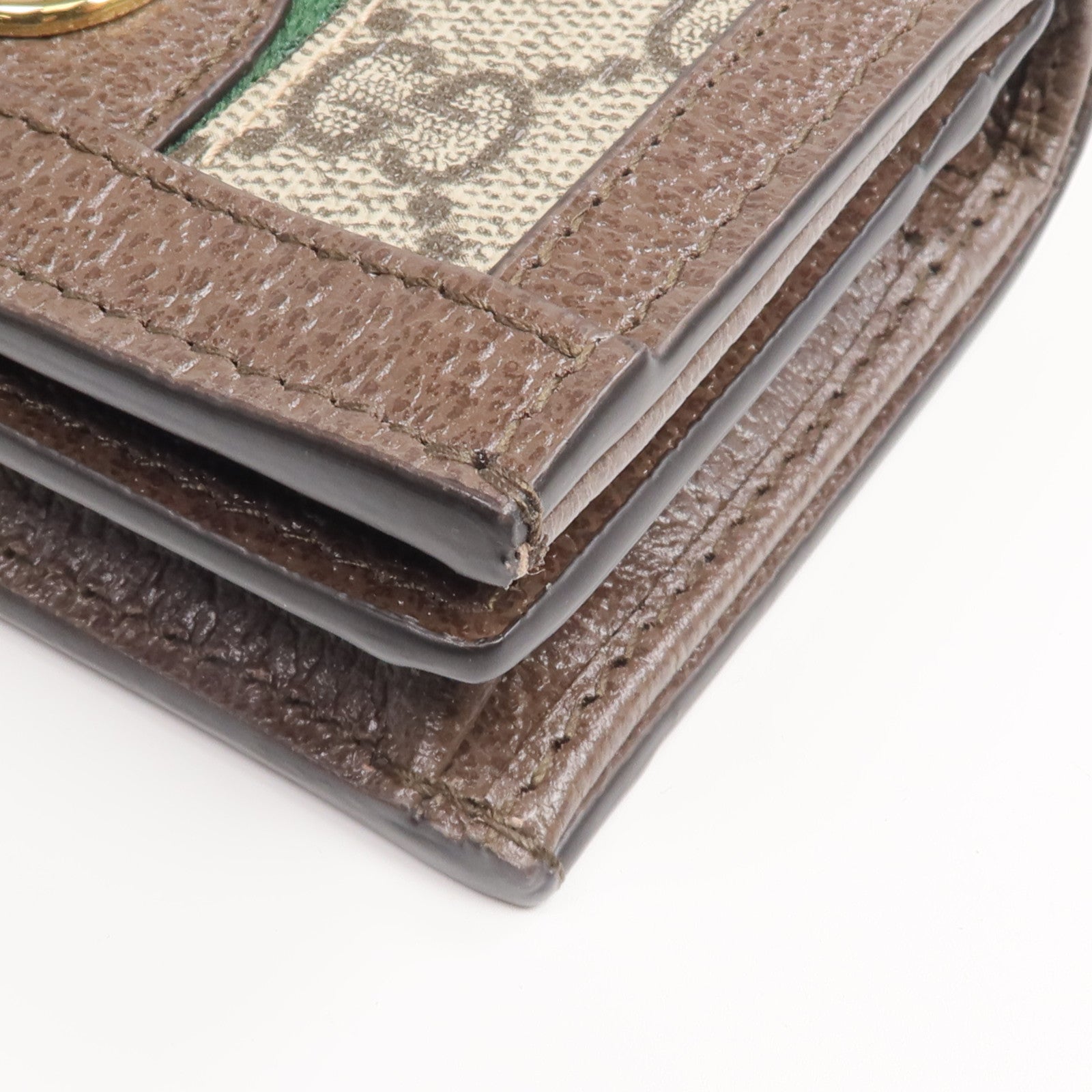 GUCCI 塗層帆布Ophidia GG Wallet金扣錢包