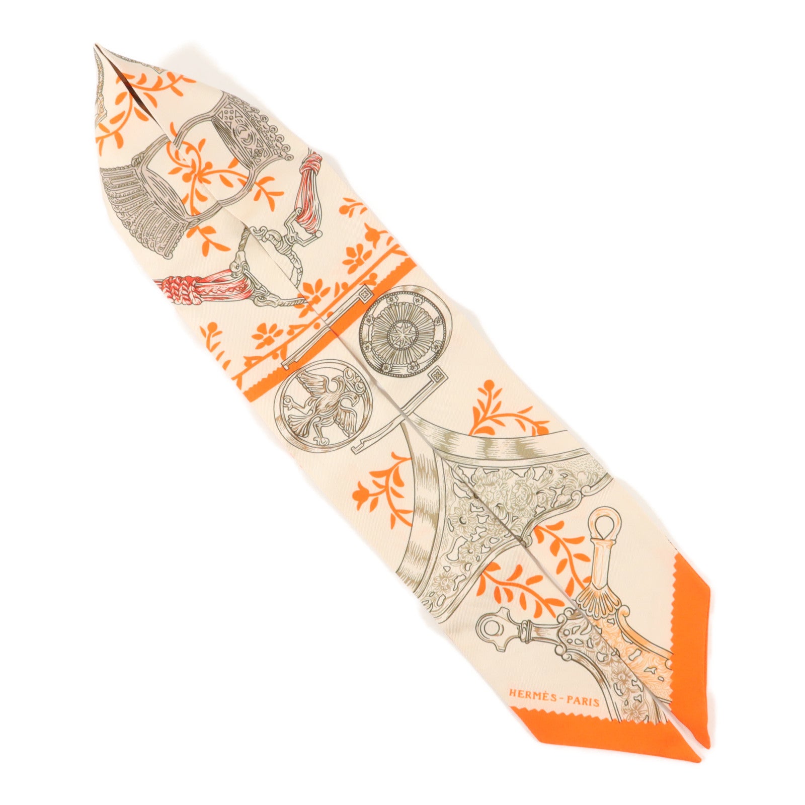 HERMES 絲質Twilly絲巾