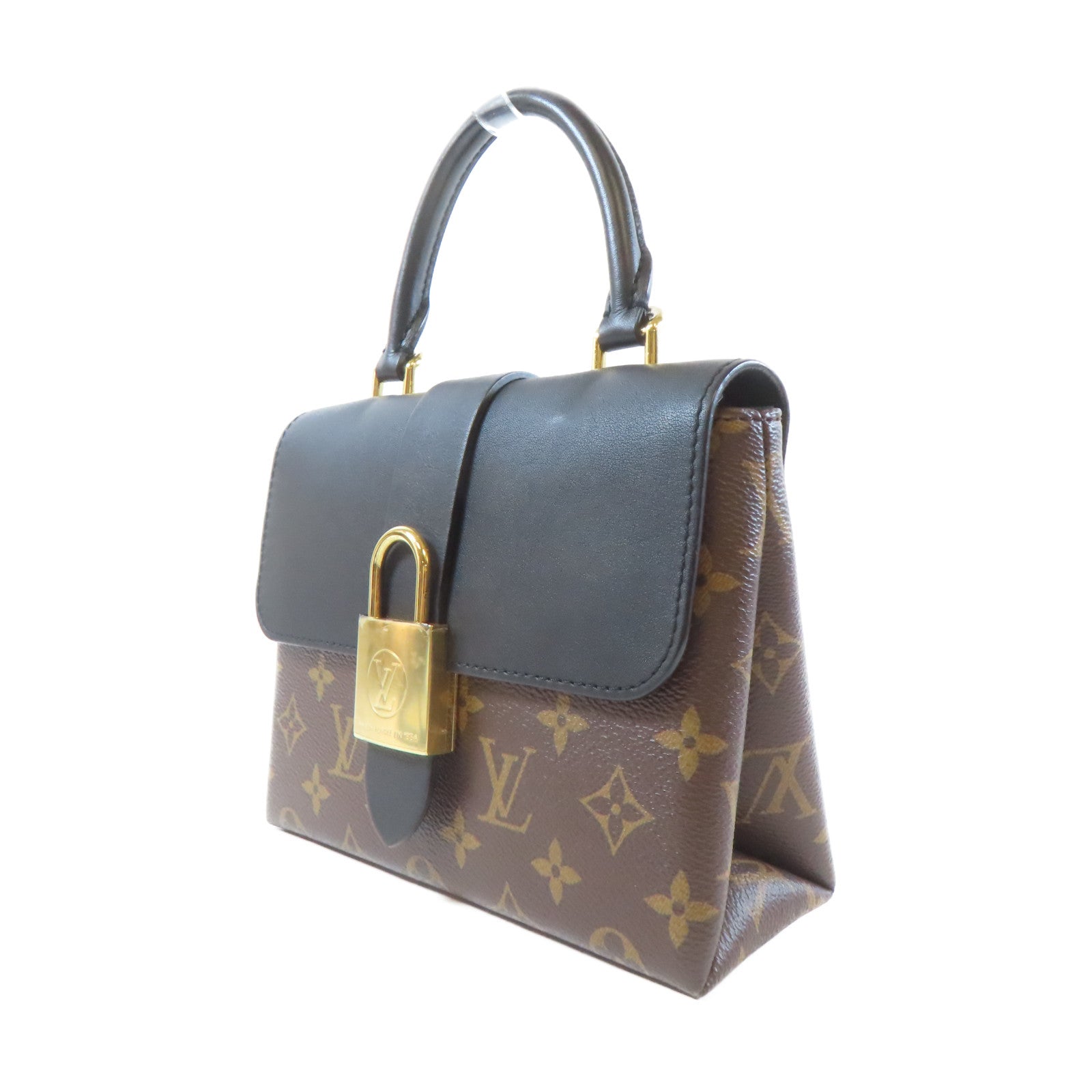LOUIS VUITTON Monogram Locky BB 2 Way Shoulder Bag金扣手挽肩背兩用袋啡色/黑色