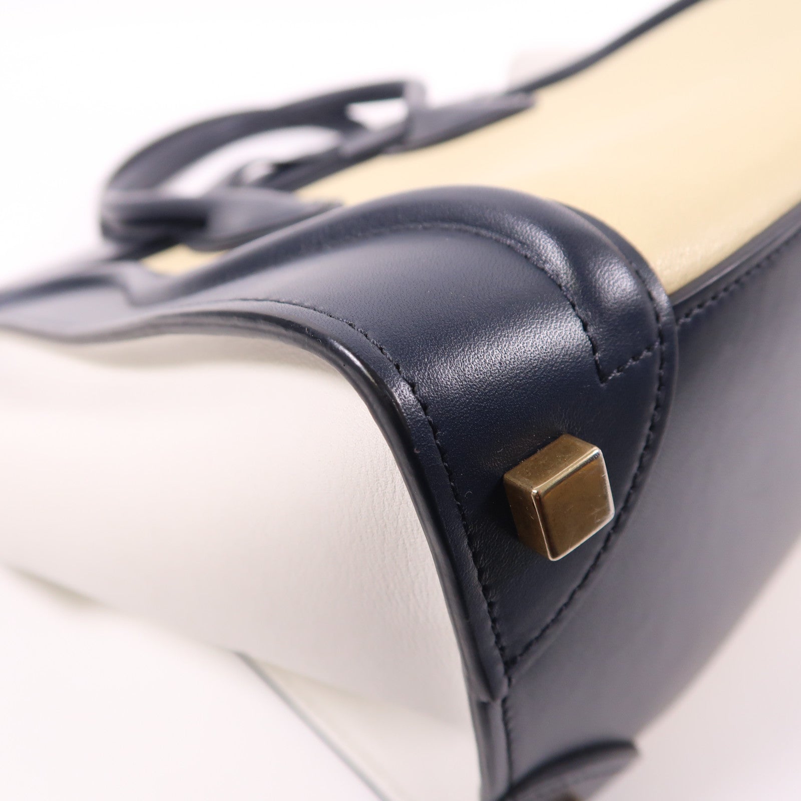 CELINE 牛皮皮革Micro Luggage手挽袋