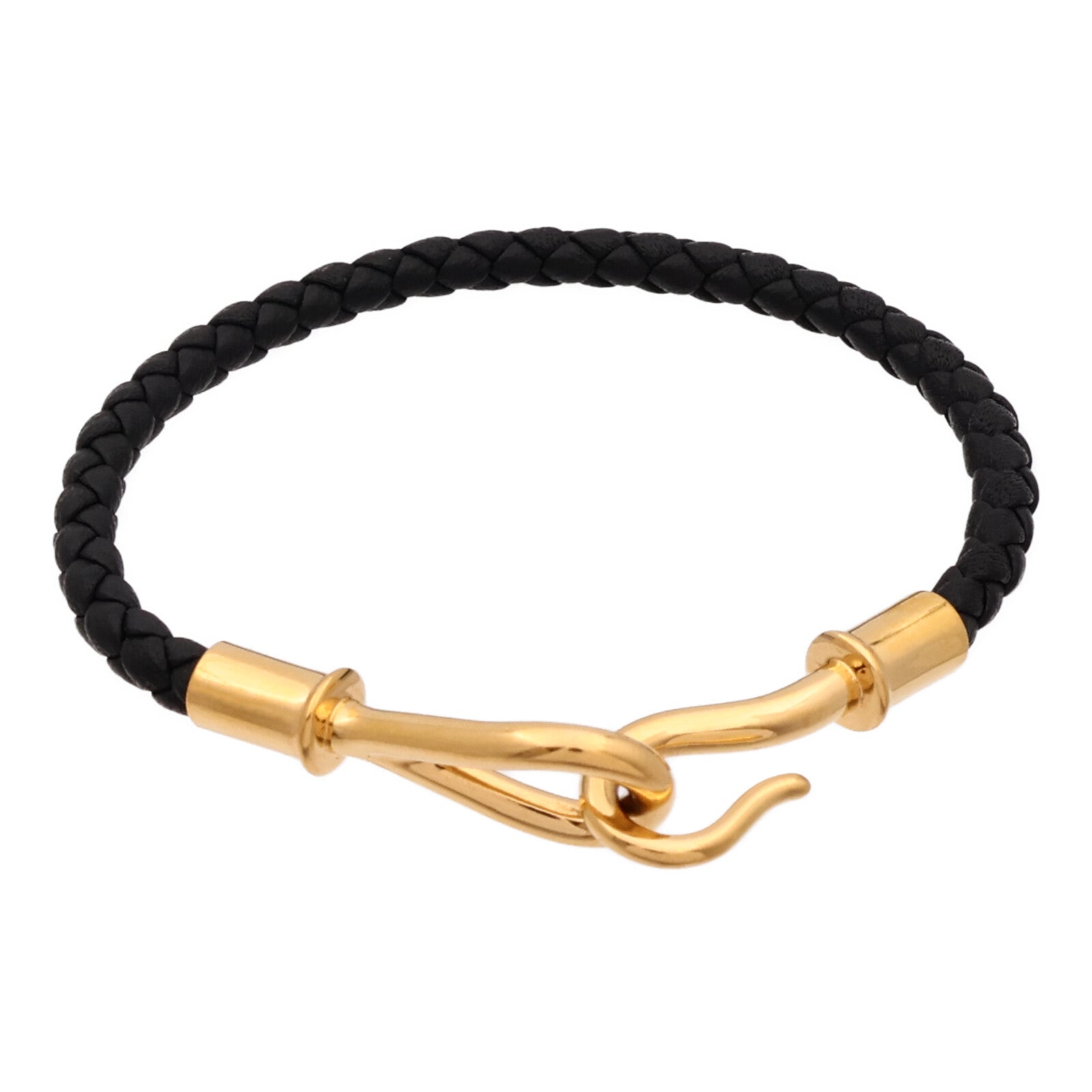 HERMES 【激減優惠】Swift皮革Jumbo H Bracelet金扣手帶