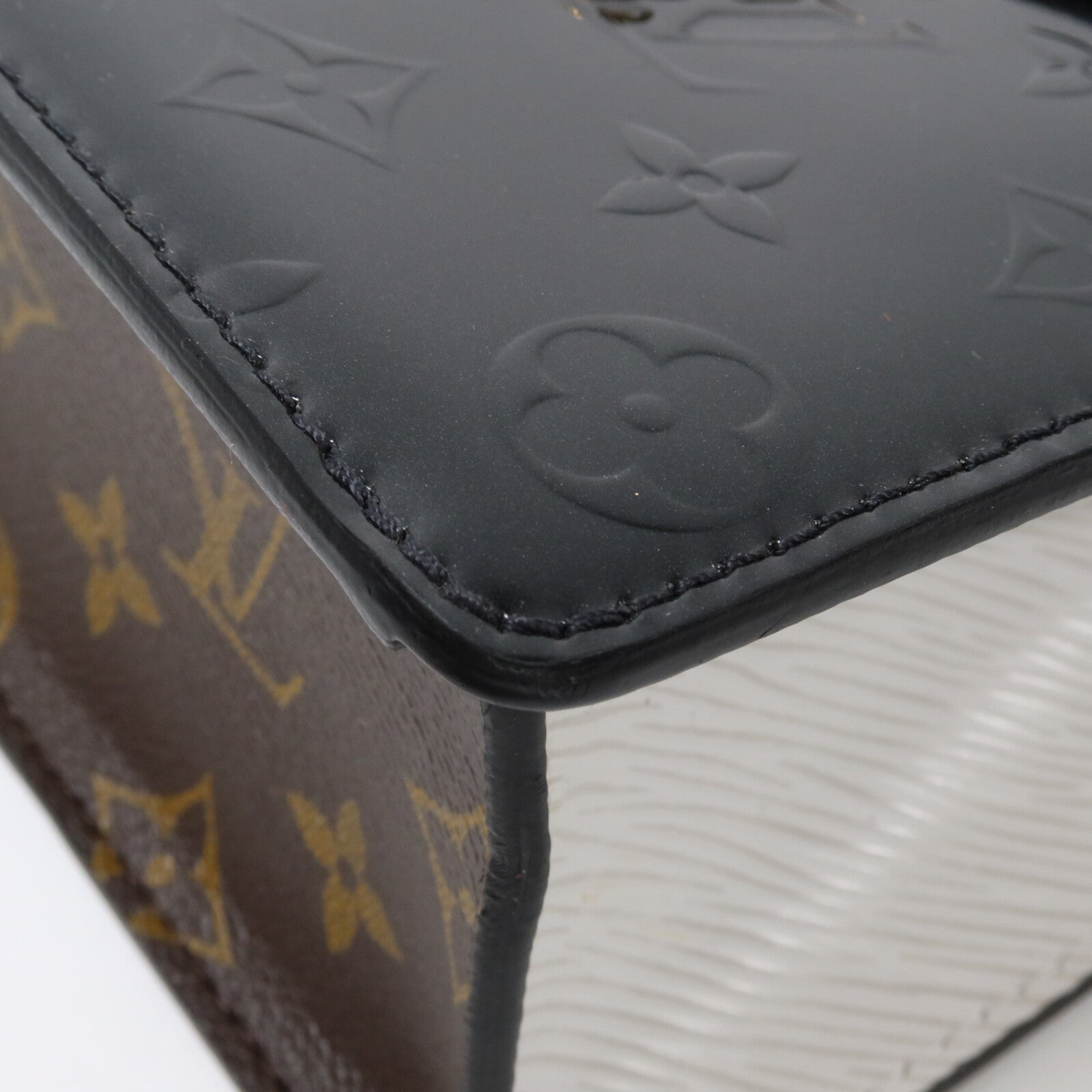LOUIS VUITTON Monogram/Epi/Monogram Vernis Spring Street金扣手挽肩背兩用袋