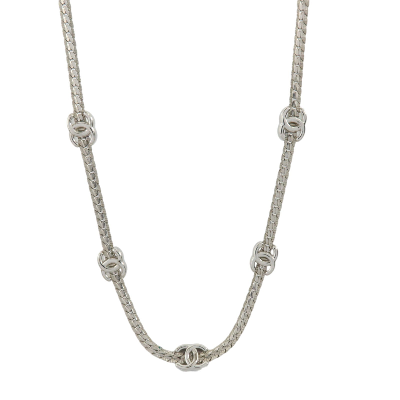 CHANEL 金屬Choker 5 Flower Necklace項鏈