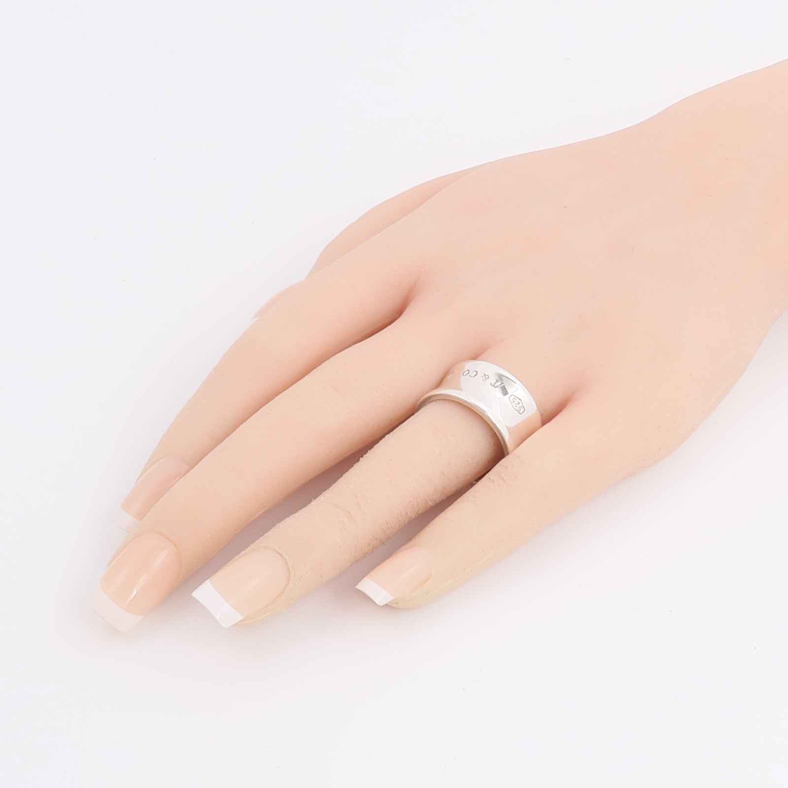 TIFFANY＆CO 925純銀Wide Sterling Ring戒指