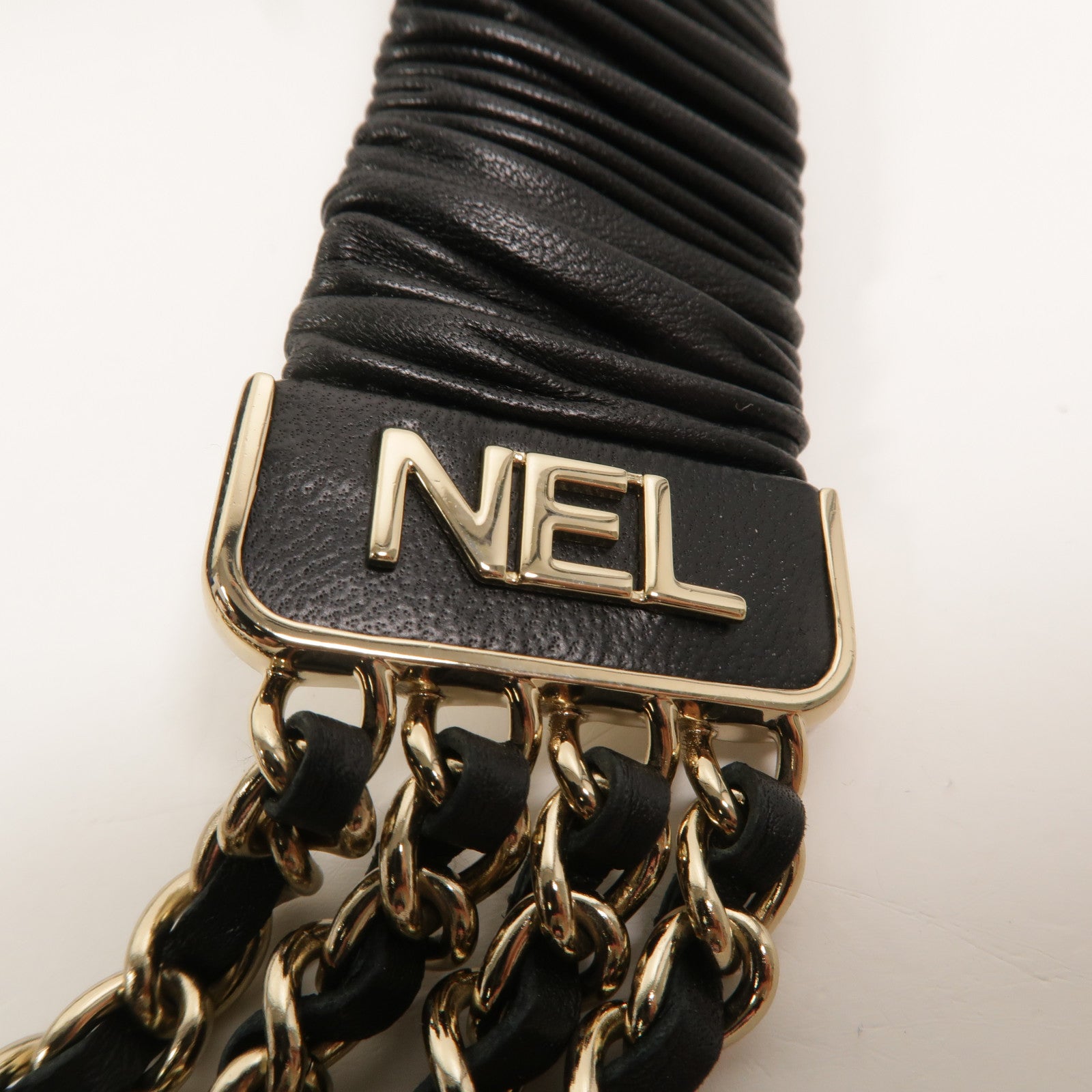 CHANEL 羊皮皮革Belt皮帶