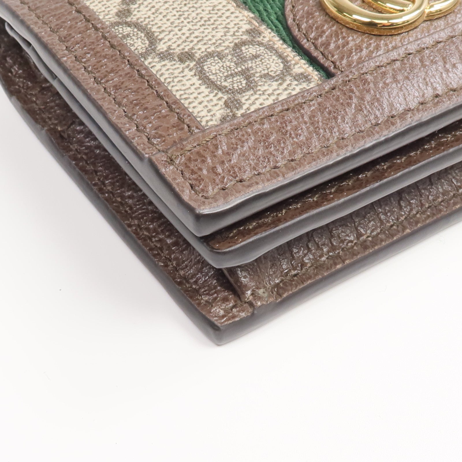 GUCCI 塗層帆布Ophidia GG Wallet金扣錢包