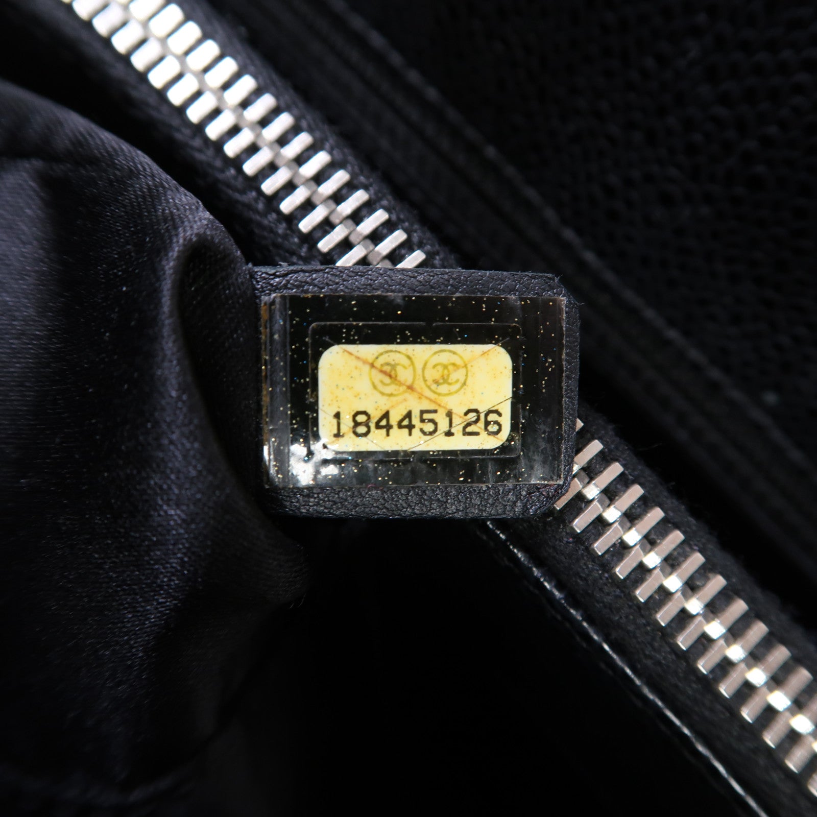 CHANEL 菱格Caviar皮革Grand Shopping Tote Bag銀扣肩背袋黑色