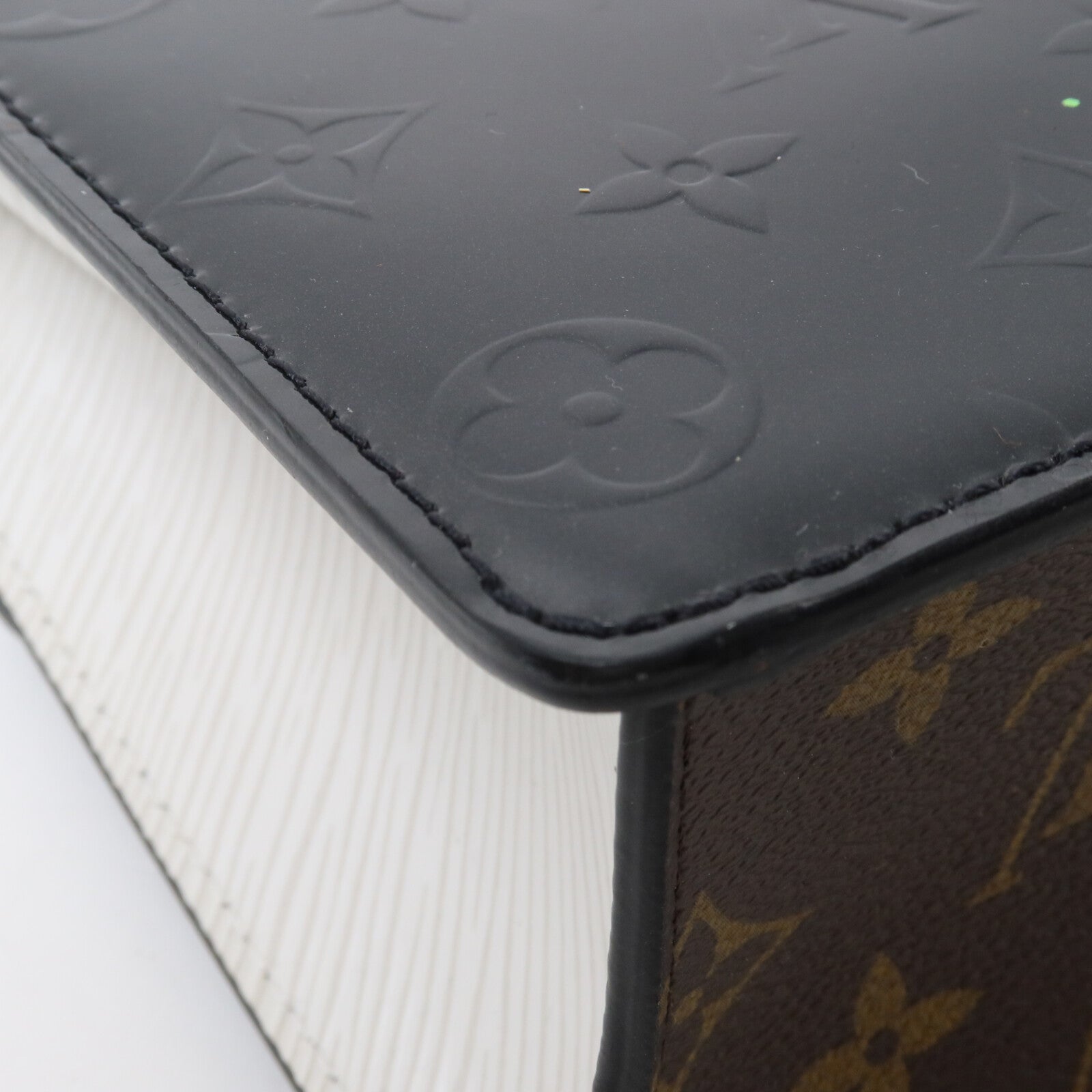 LOUIS VUITTON Monogram/Epi/Monogram Vernis Spring Street金扣手挽肩背兩用袋