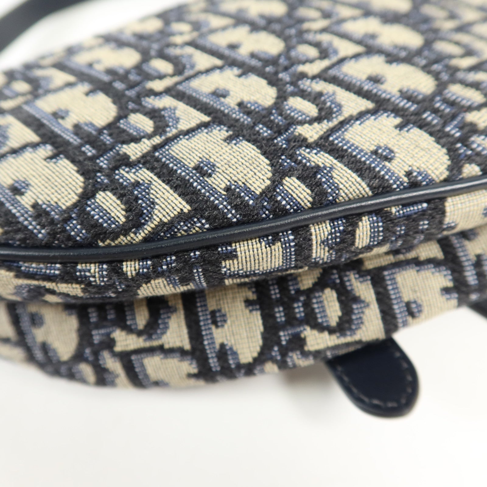 Dior 帆布Saddle金扣手挽肩背兩用袋