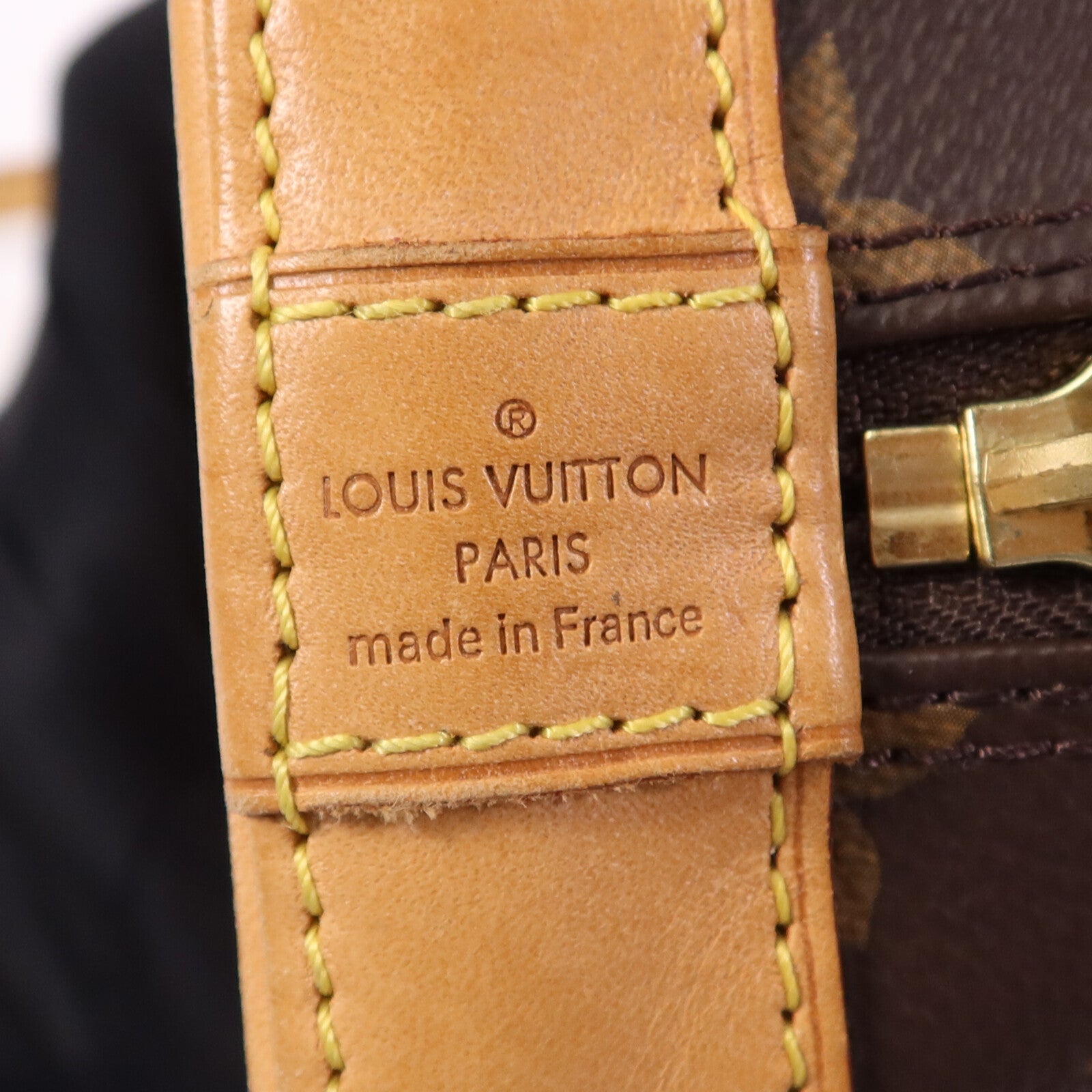 LOUIS VUITTON Monogram Alma BB金扣手挽肩背兩用袋