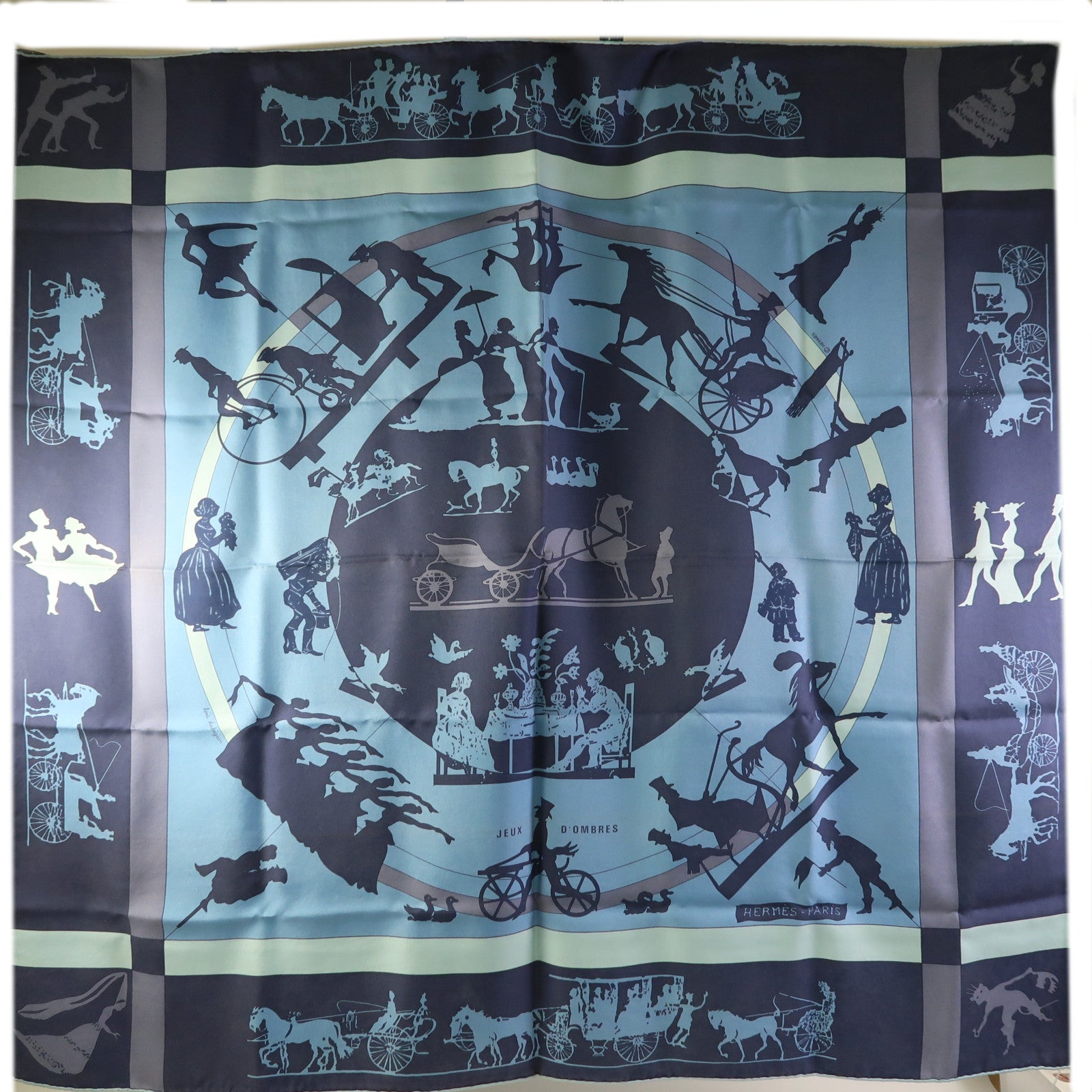 HERMES 【激減優惠】絲質Scarf 90X90絲巾