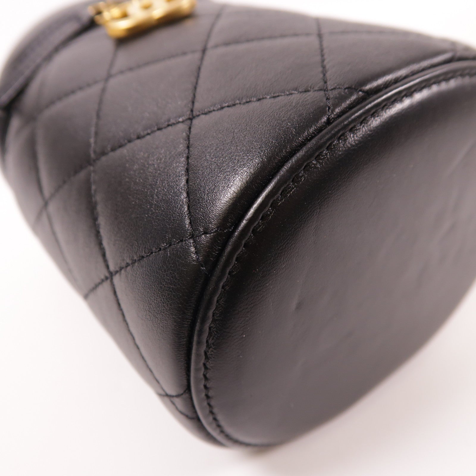 CHANEL 羊皮皮革Vanity Case鏈帶肩背袋