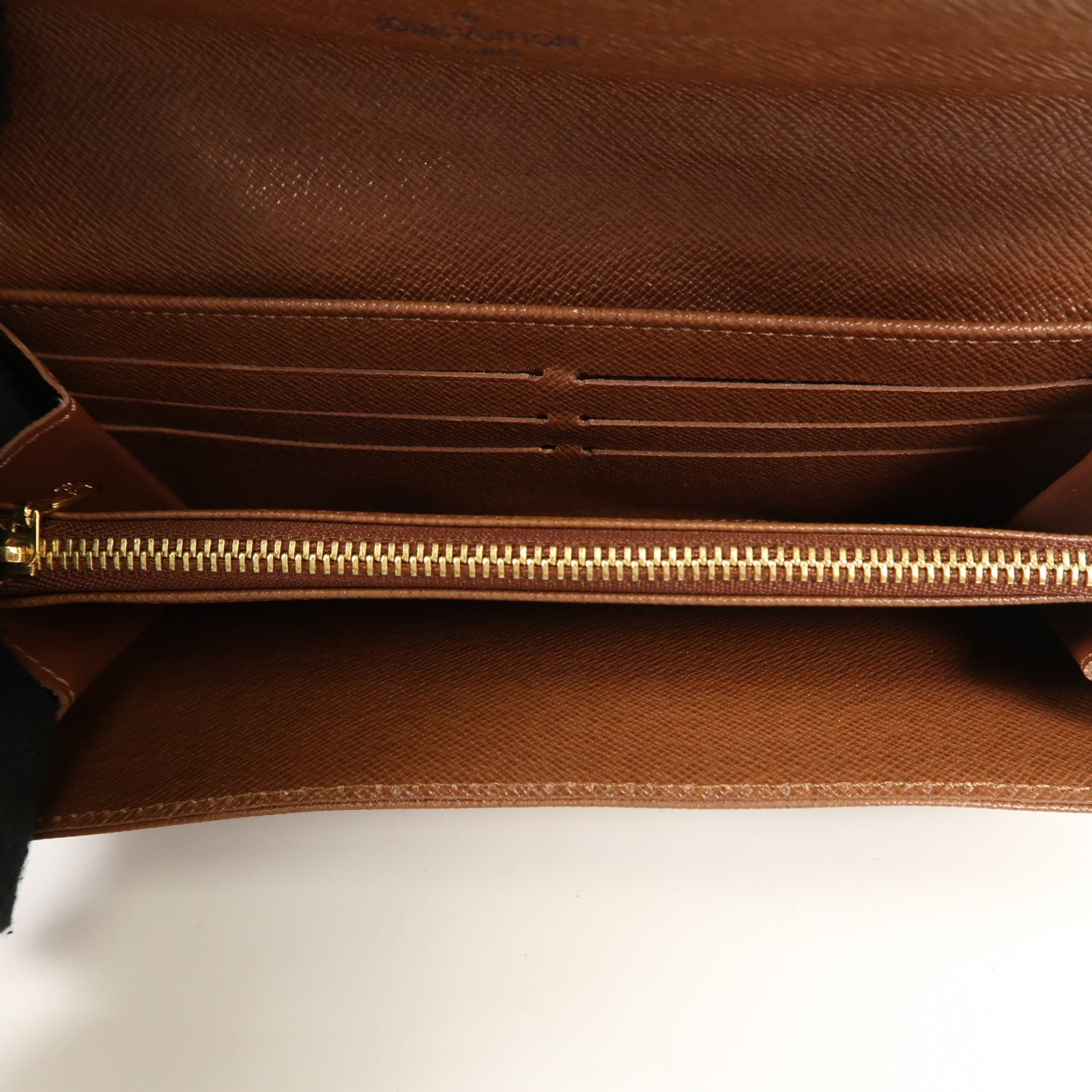 LOUIS VUITTON Monogram Etoile Portefeuille Sarah金扣長錢包棕色