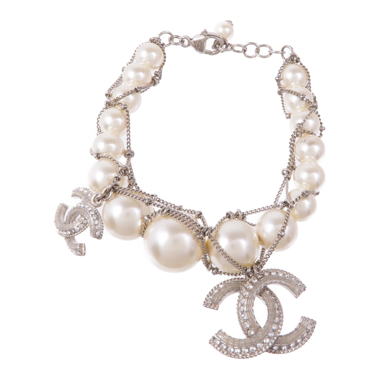 CHANEL 【激減優惠】PVC/金屬Bracelet手鏈