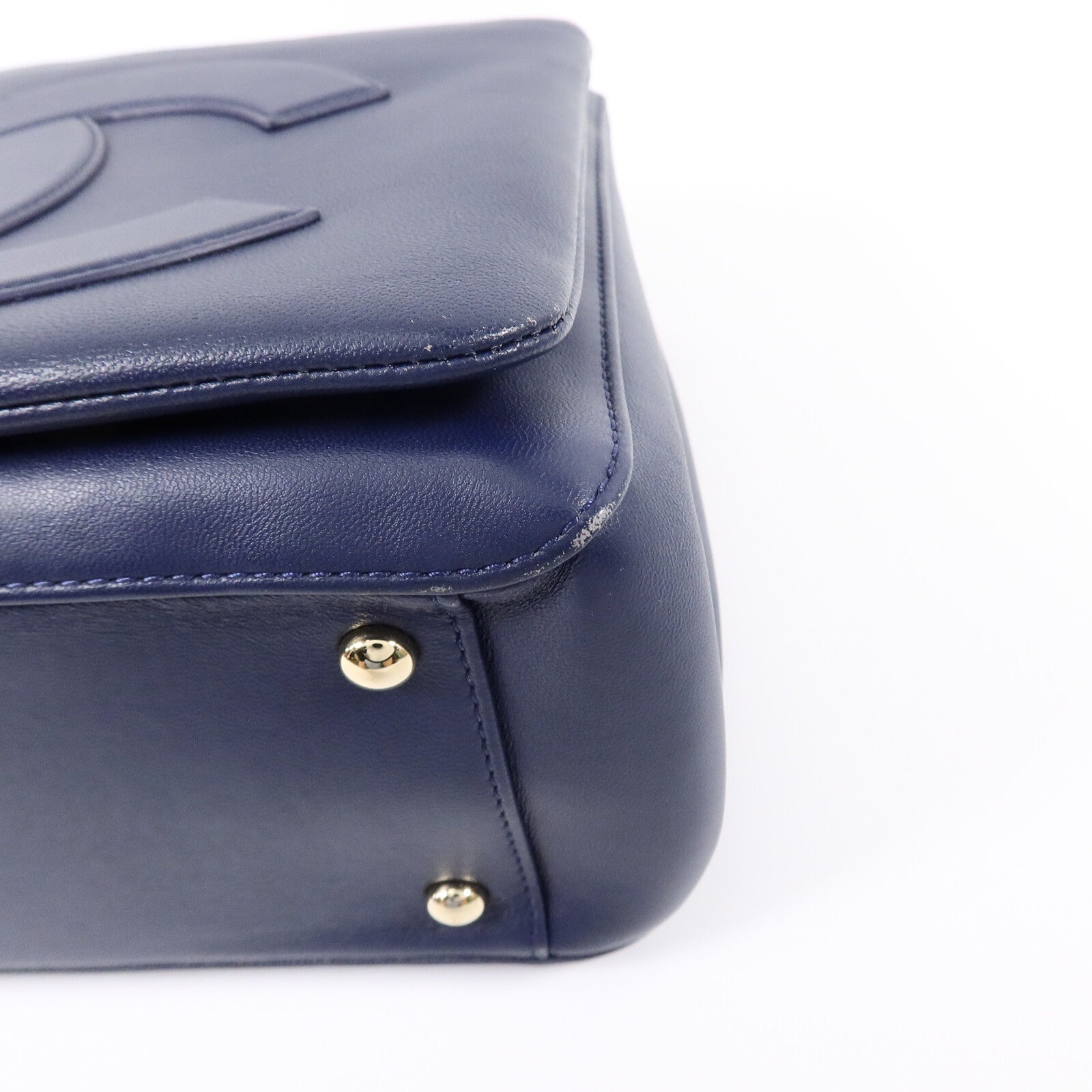 CHANEL 牛皮皮革2 Way Shoulder鏈帶手挽肩背兩用袋