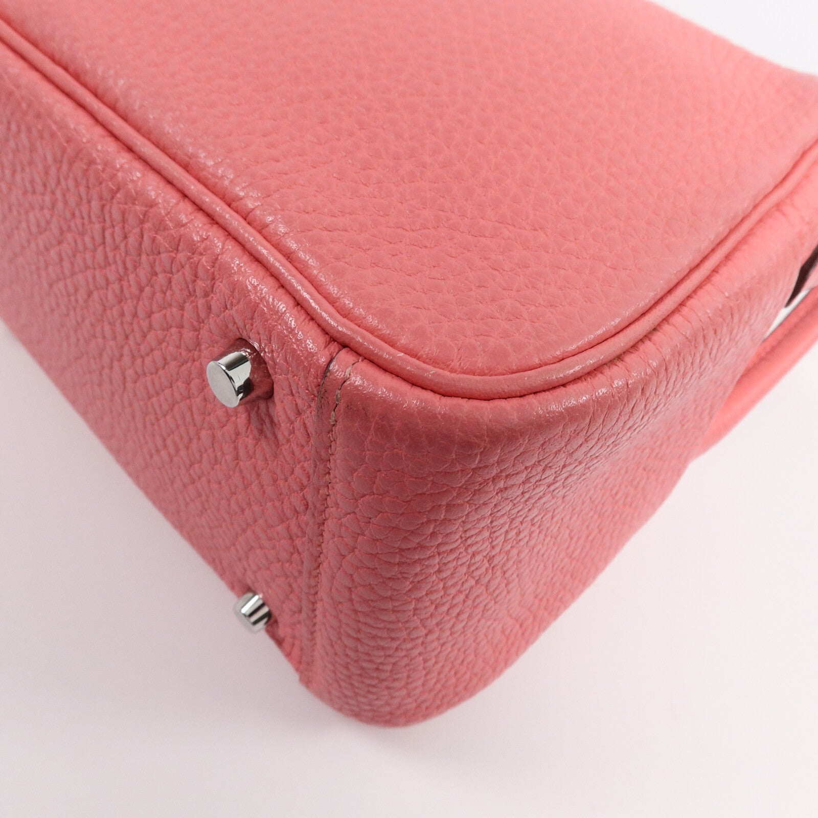 HERMES Clemence皮革Mini Lindy手挽肩背兩用袋