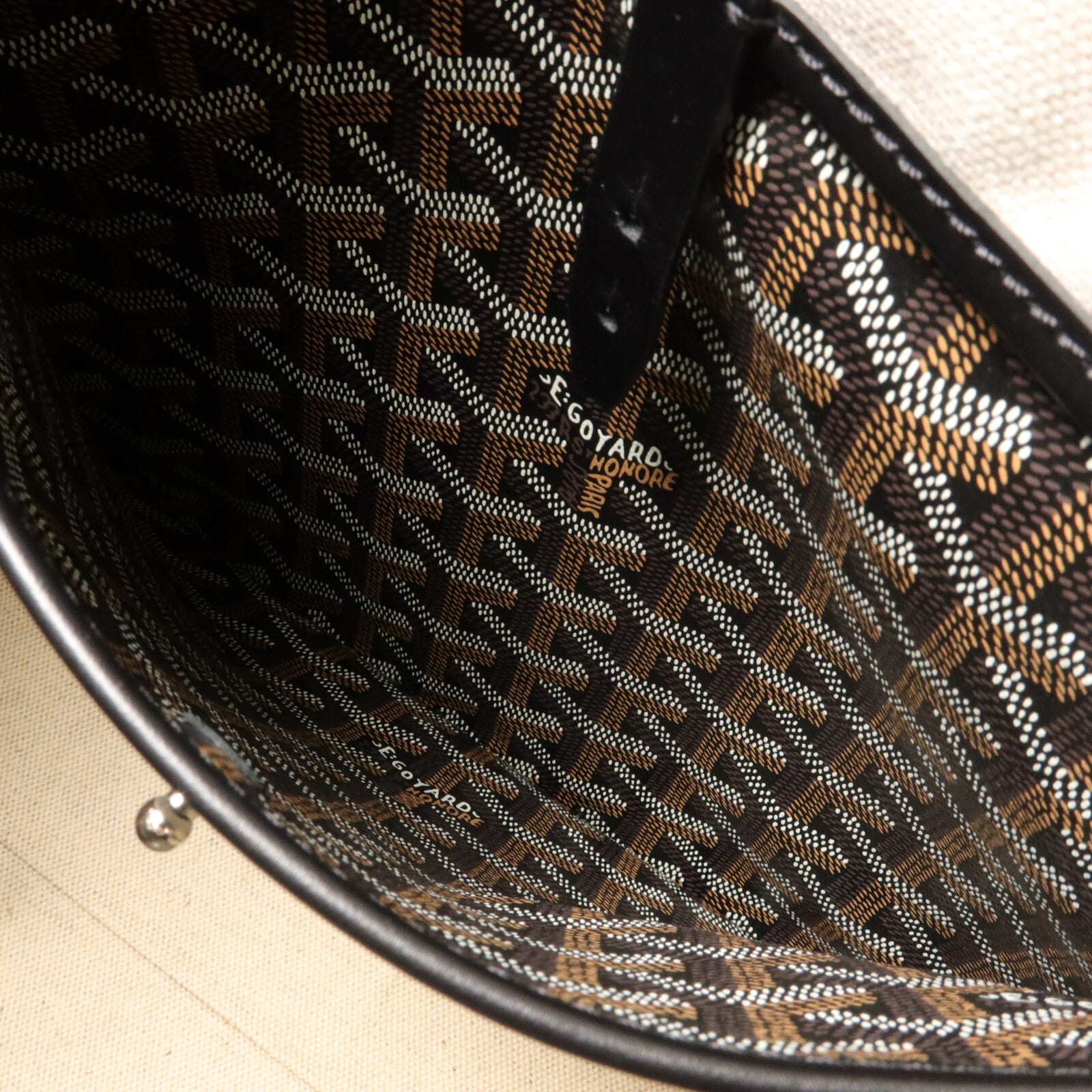 GOYARD 牛皮皮革/塗層帆布Bellechasse Biaude PM肩背袋