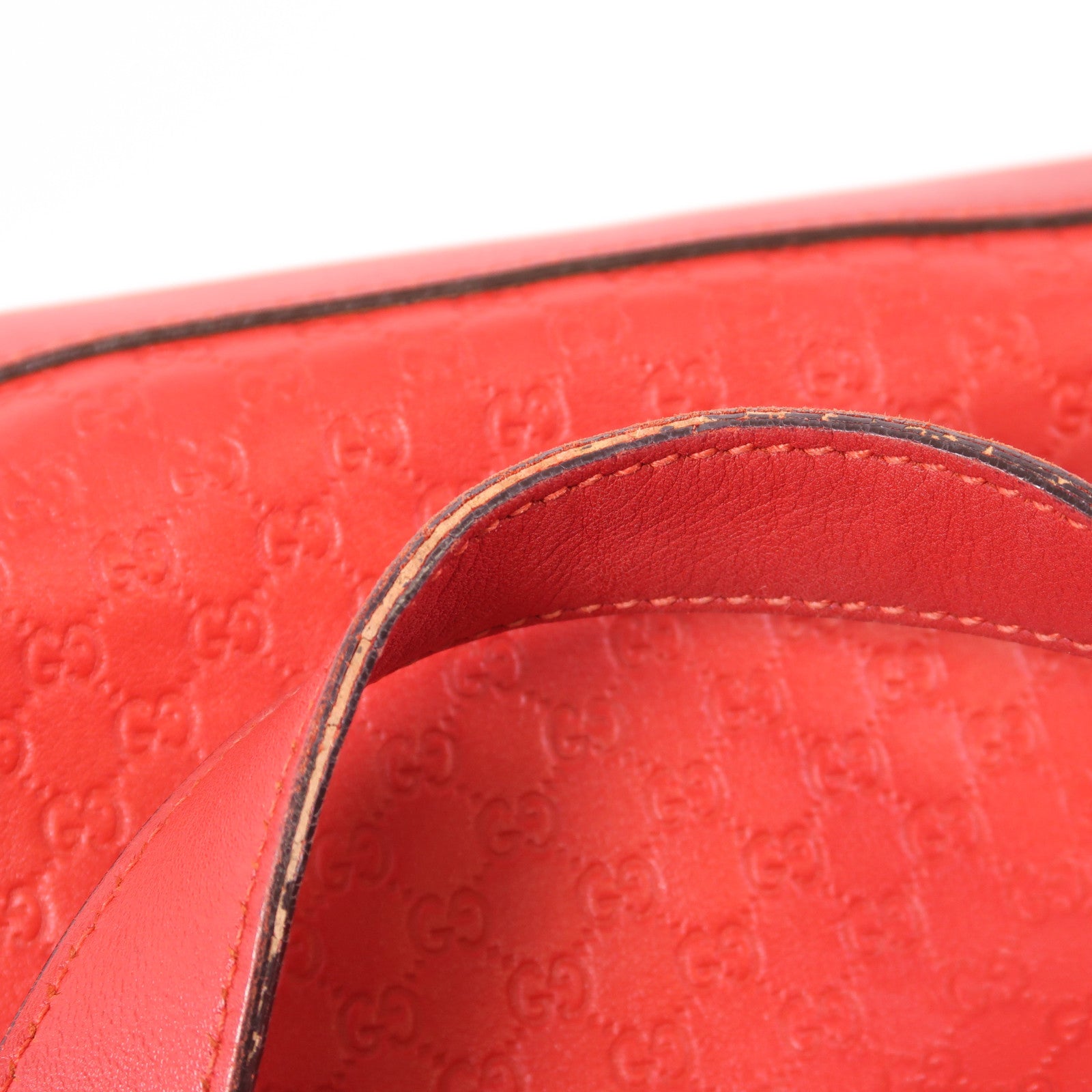 GUCCI 【萬聖節商品】牛皮皮革Guccissima Shoulder Bag金扣手挽肩背兩用袋