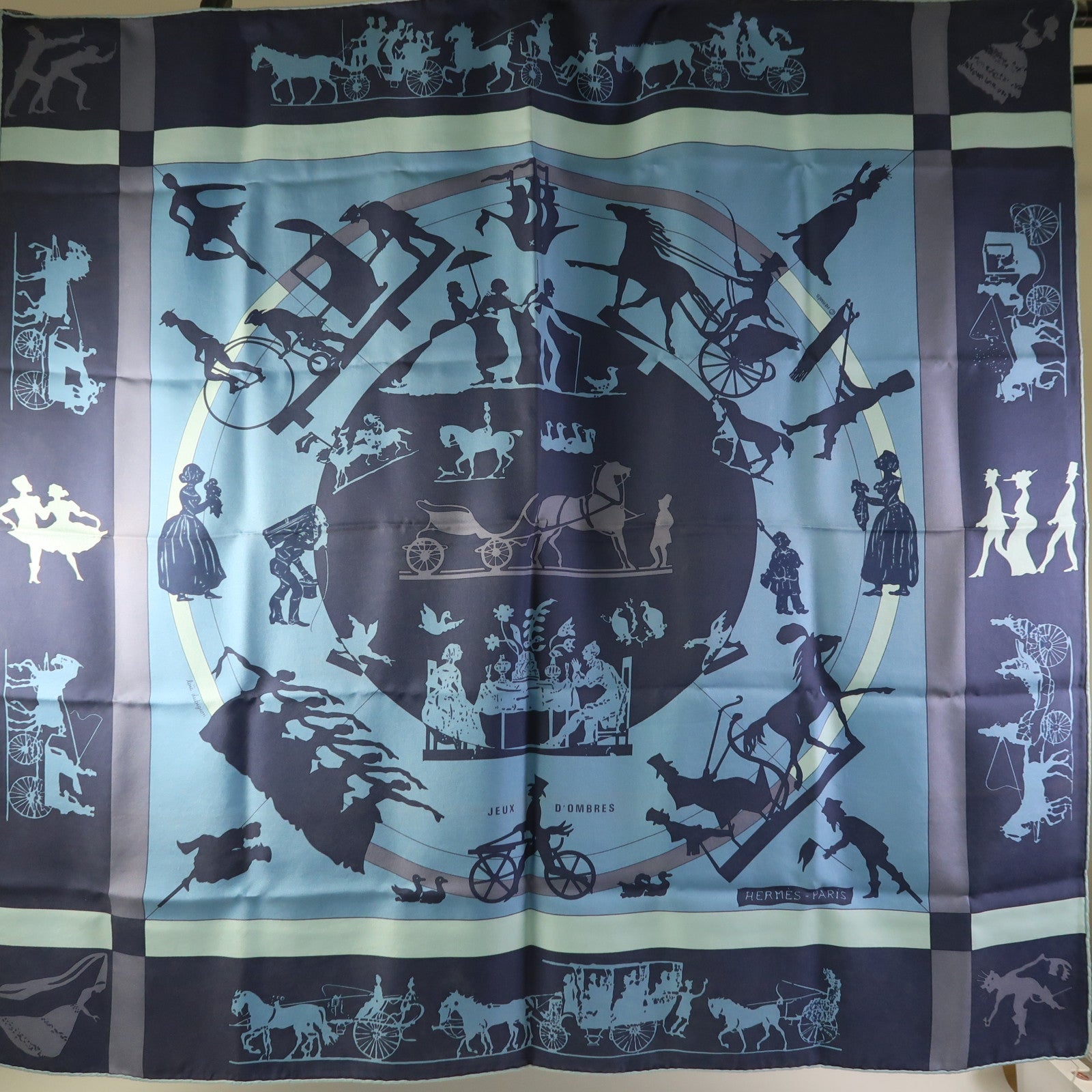 HERMES 絲質Scarf 90X90絲巾