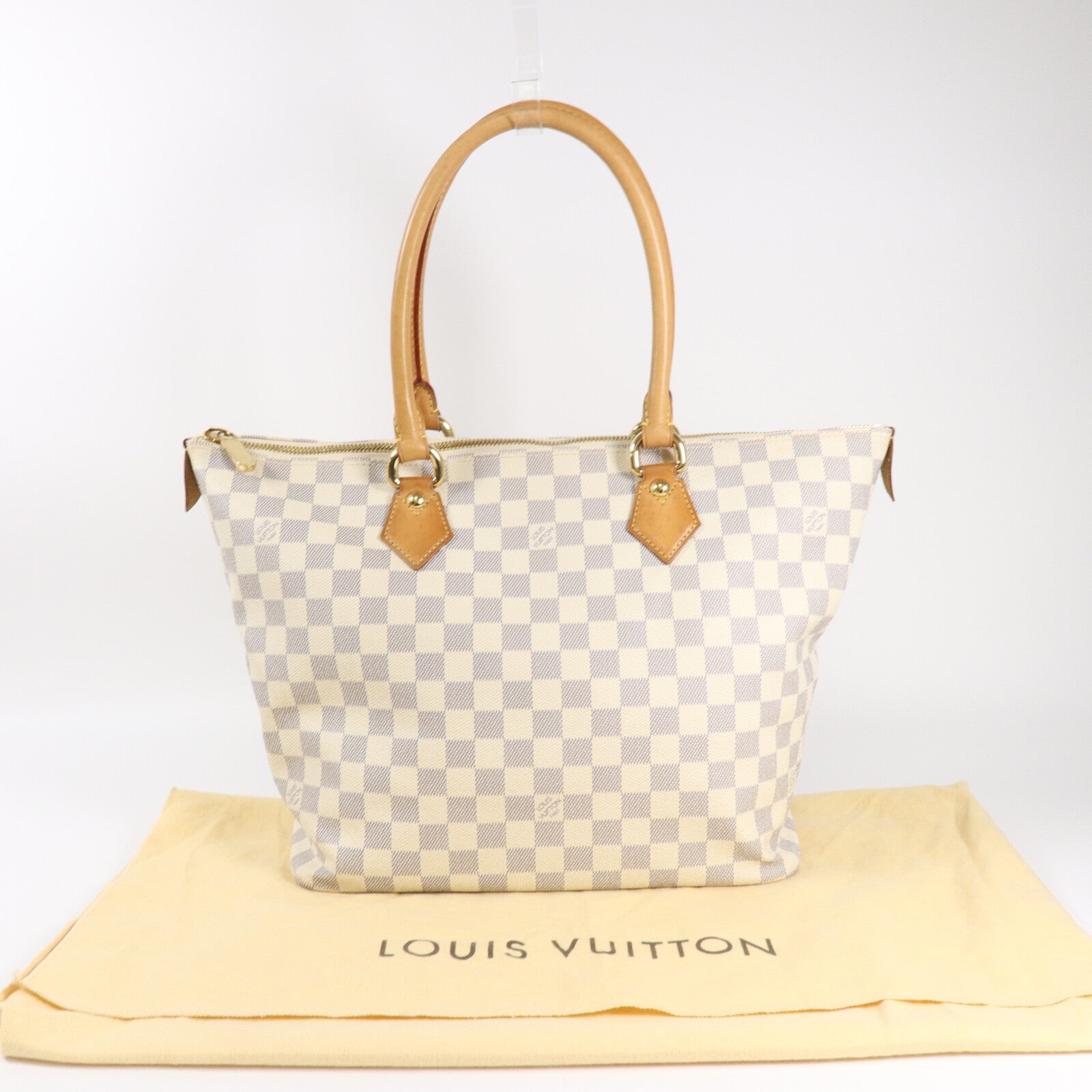 LOUIS VUITTON Damier Azur Saleya MM肩背袋