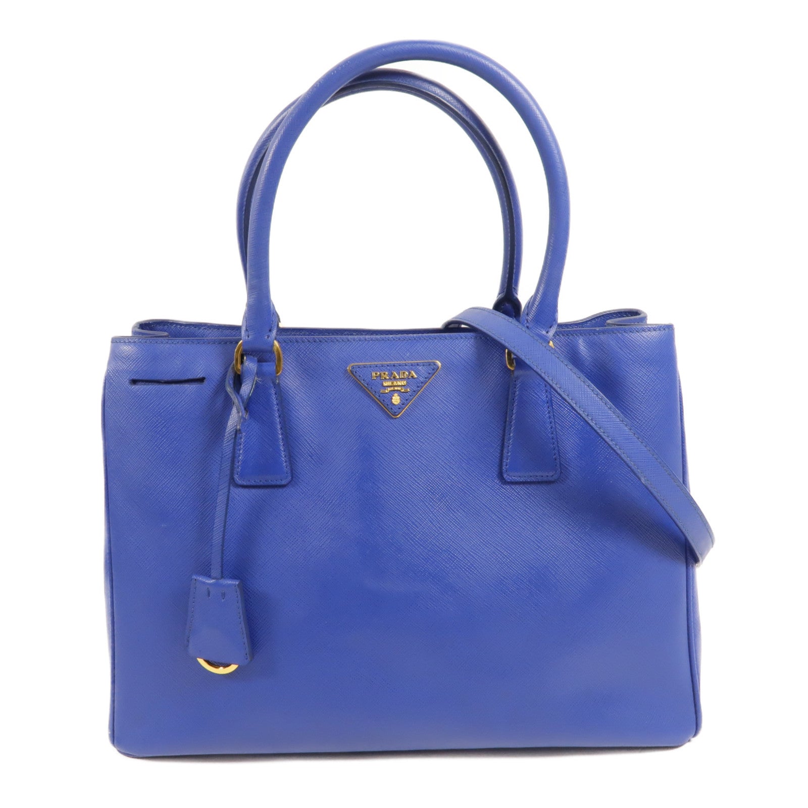PRADA 牛皮皮革Galleria手挽肩背兩用袋