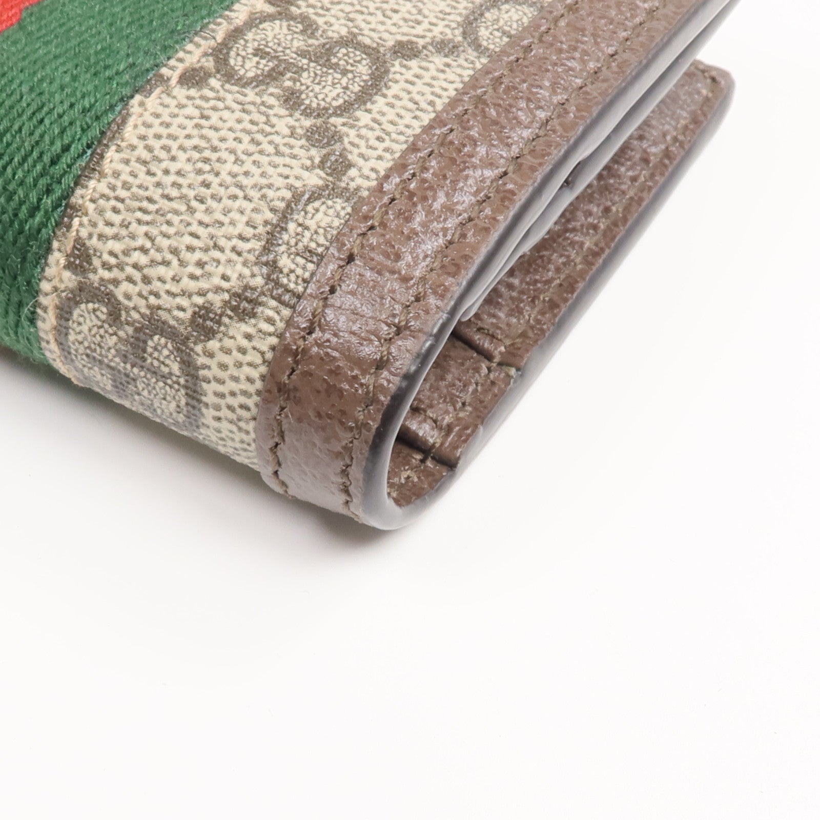 GUCCI 塗層帆布Ophidia GG Wallet金扣錢包