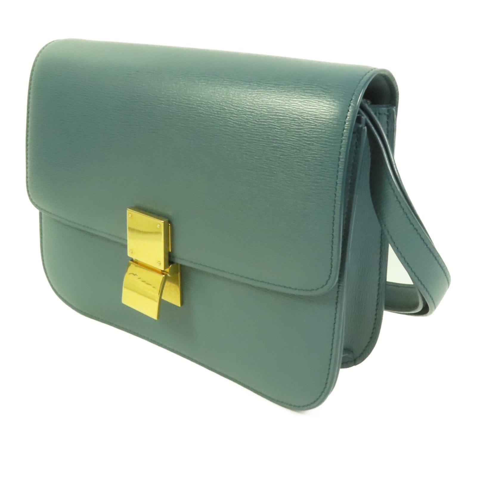 CELINE 牛皮皮革Classic Box Medium肩背袋