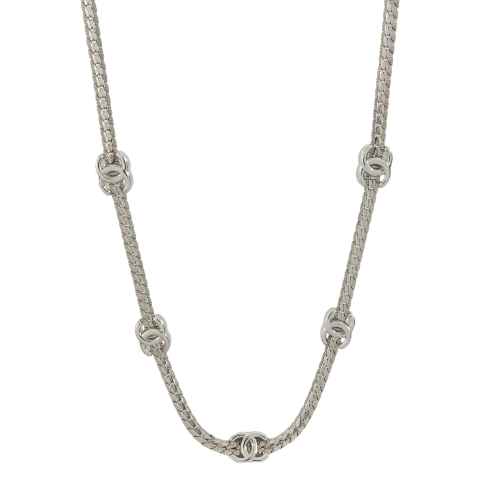 CHANEL 金屬Choker 5 Flower Necklace項鏈