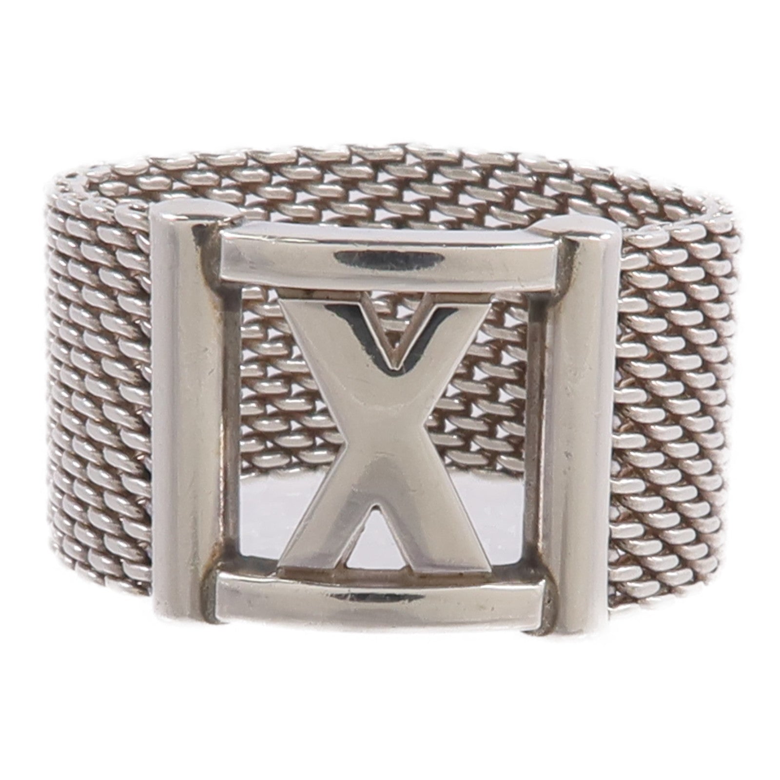 TIFFANY＆CO 925純銀Atlas Somerset Ring戒指