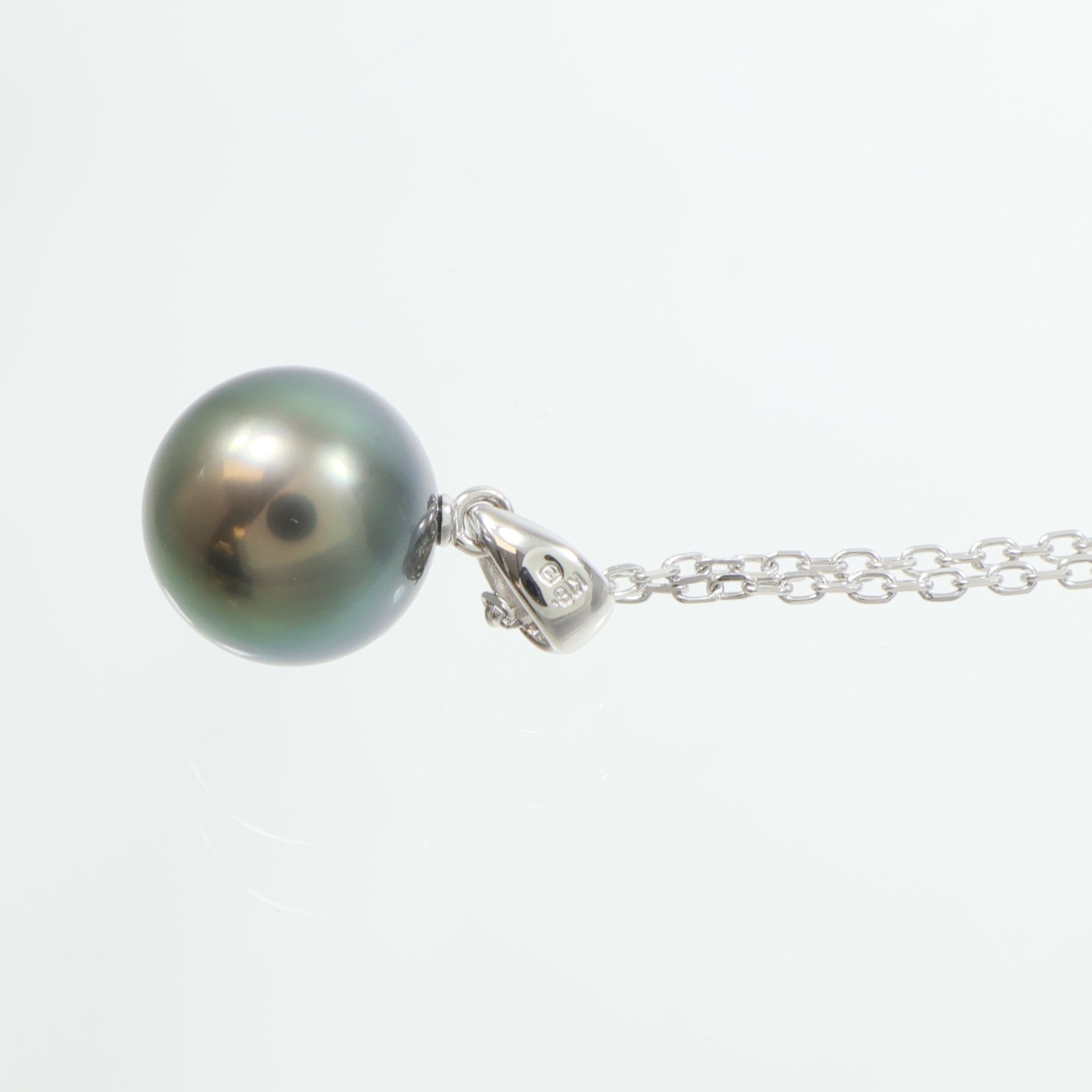 MIKIMOTO 18K白金Black Pearl Necklace珍珠項鍊