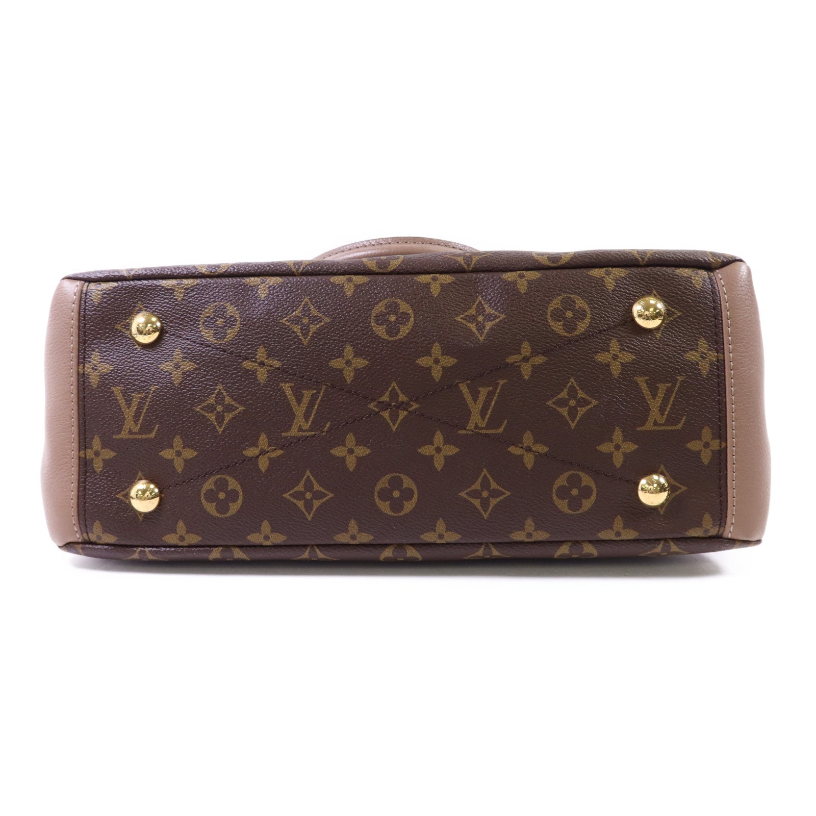 LOUIS VUITTON Monogram Pallas MM金扣手挽肩背兩用袋