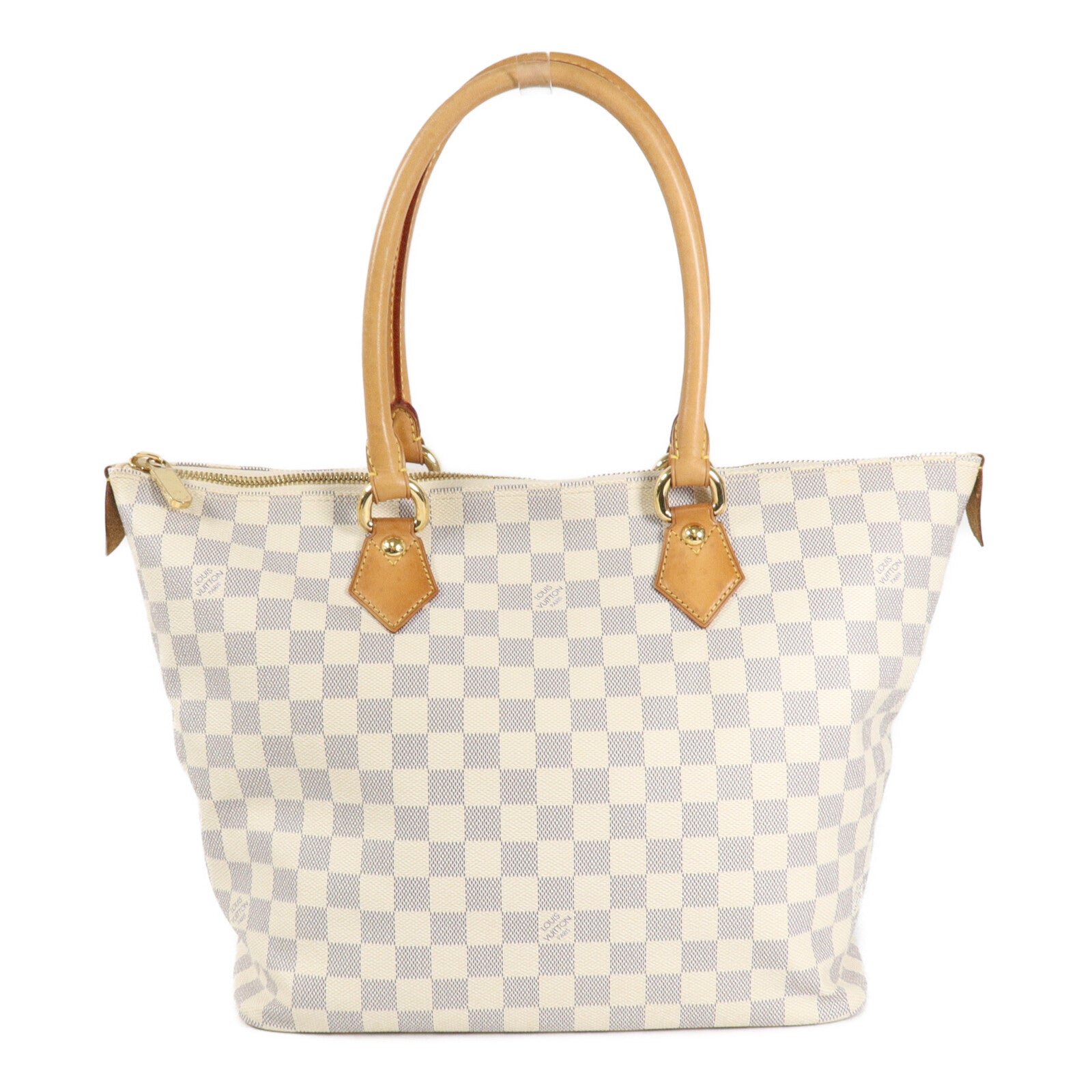 LOUIS VUITTON Damier Azur Saleya MM肩背袋