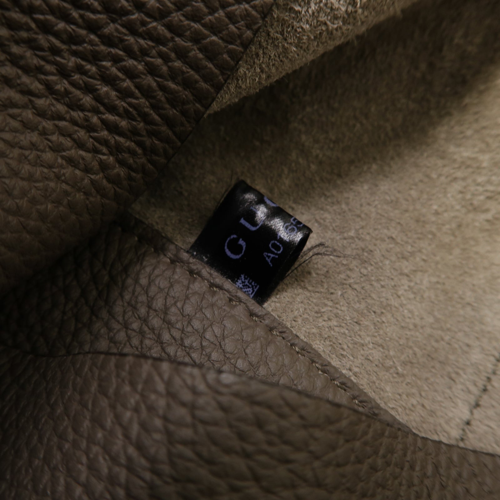 GUCCI 牛皮皮革Shoulder Tote肩背袋灰色