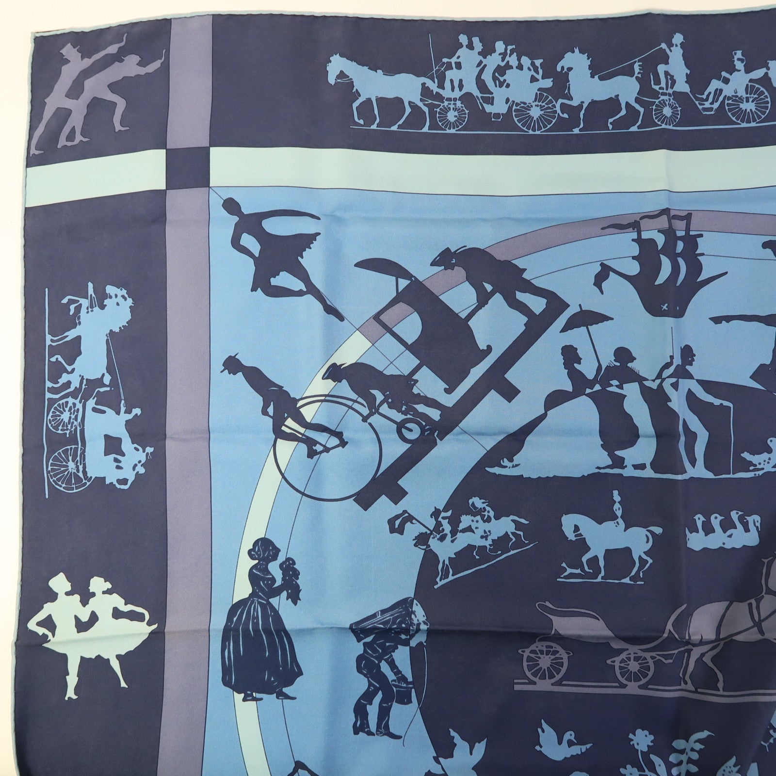 HERMES 絲質Scarf 90X90絲巾
