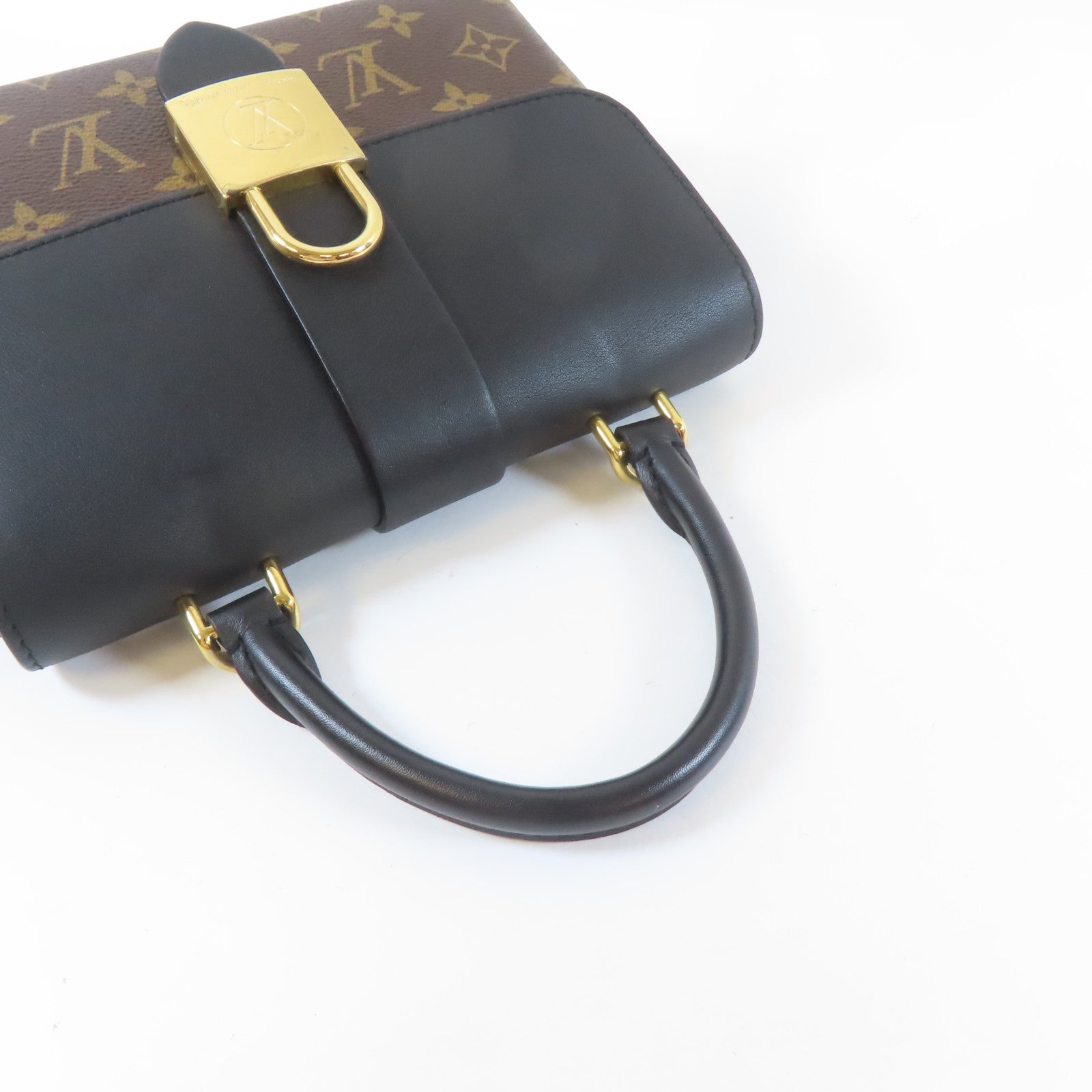 LOUIS VUITTON Monogram Locky BB 2 Way Shoulder Bag金扣手挽肩背兩用袋啡色/黑色